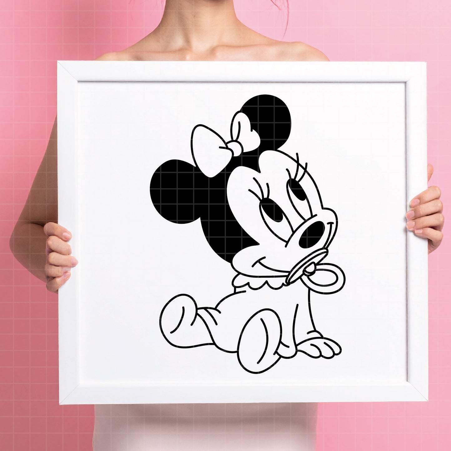 COD4059 - Minnie baby svg, Disney svg, disneyland t shirt svg, Disney svg