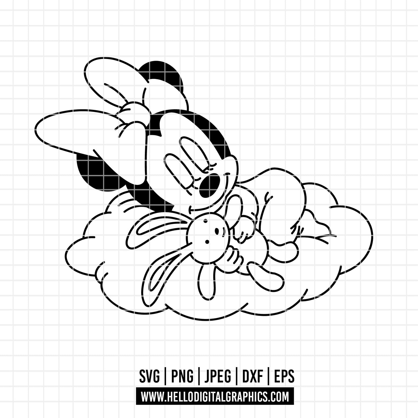 COD4060 - Minnie baby svg, Disney svg, disneyland t shirt svg, Disney svg