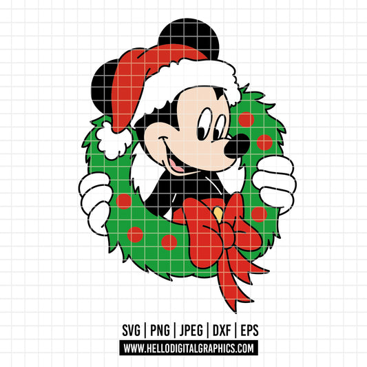 COD4061 - Merry Christmas svg, Mickey mouse svg, Mickey Svg, Disney svg, Christmas svg