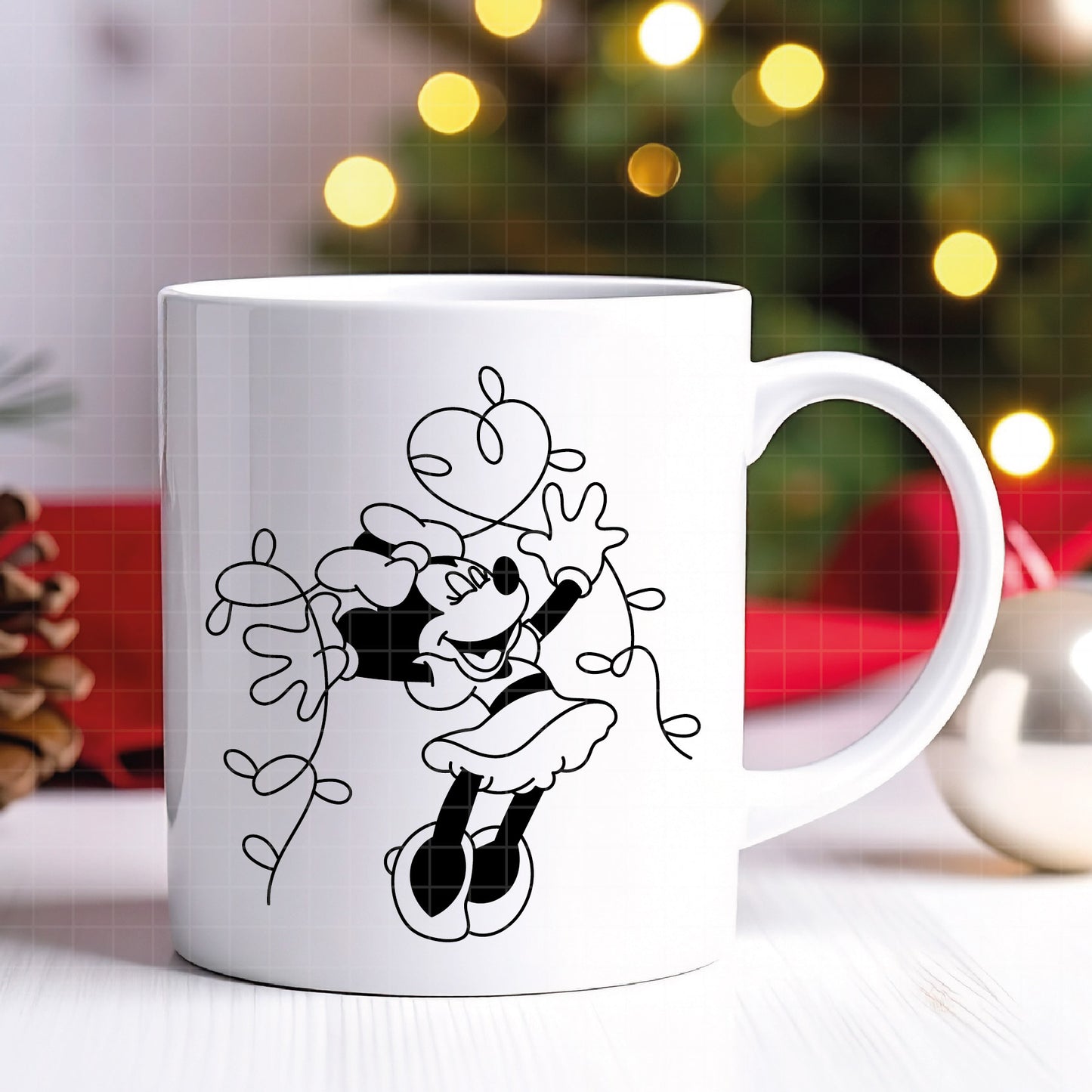 COD4062 - Minnie christmas svg, Disney svg, mickey svg, minnie svg, Silhouette, Cricut