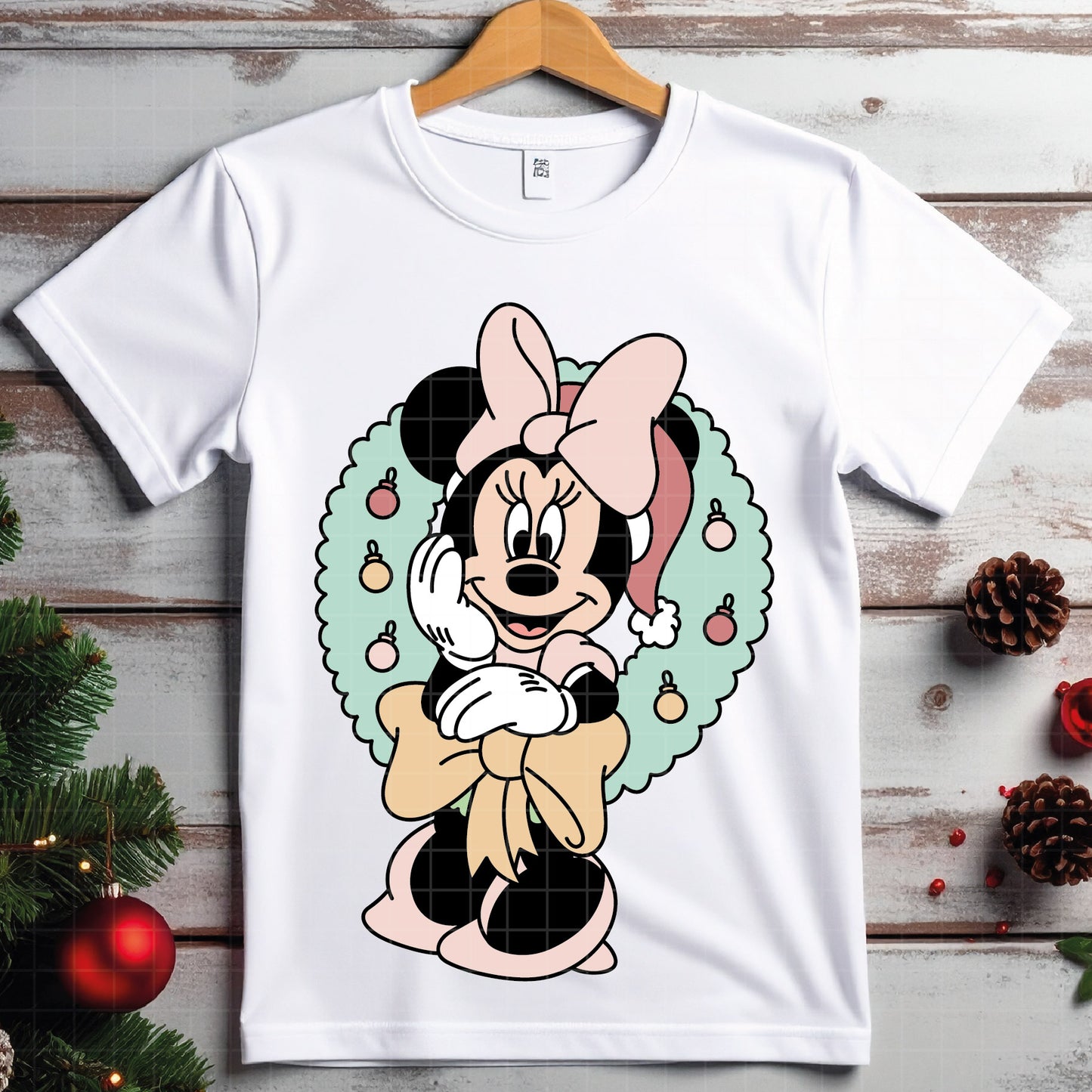 COD4064 - Minnie christmas svg, Disney svg, mickey svg, minnie svg, Silhouette, Cricut