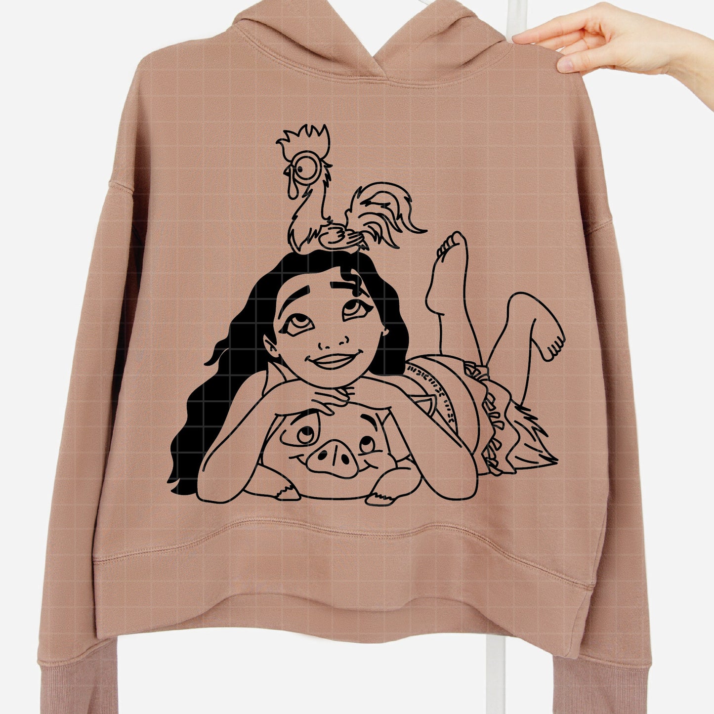 COD4066 - Moana  svg, Princess svg, Disney svg, outine svg, Cricut, Silhouette, dtf, moana sublimation