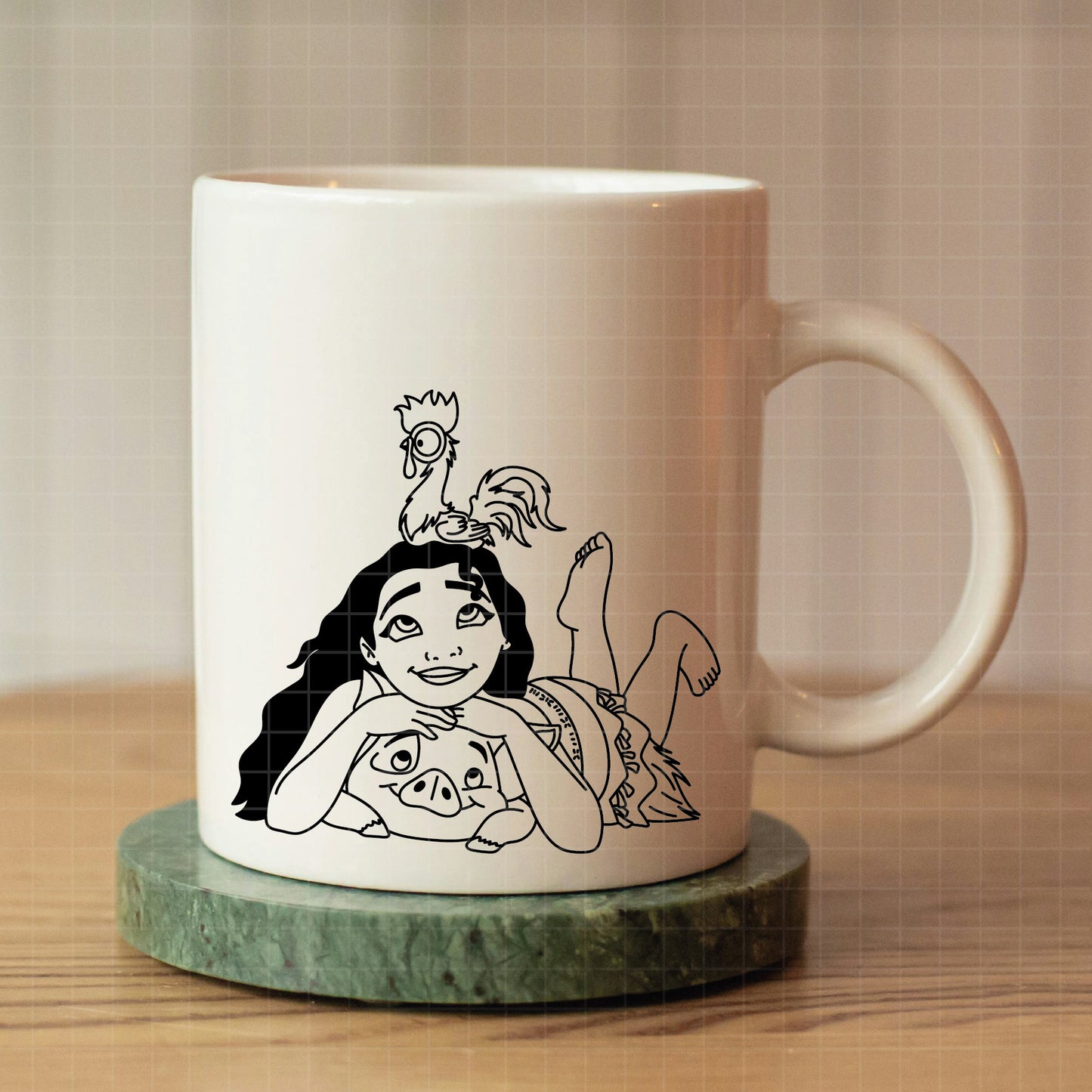 COD4066 - Moana  svg, Princess svg, Disney svg, outine svg, Cricut, Silhouette, dtf, moana sublimation