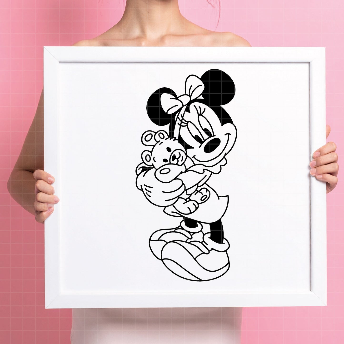 COD4072 - Minnie svg, Disney svg, disneyland t shirt svg, Disney svg, dtf, sublimation