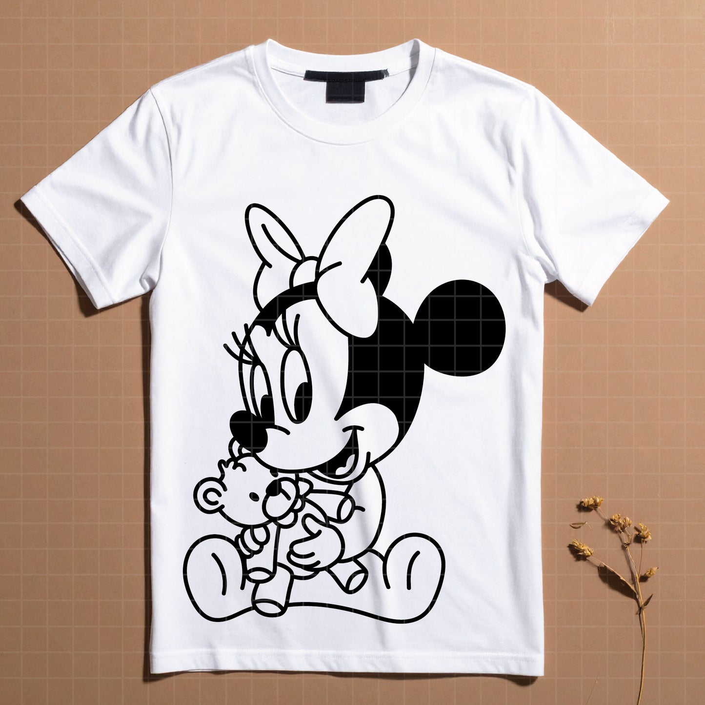 COD4075 - Minnie baby svg, Disney svg, disneyland t shirt svg, Disney svg