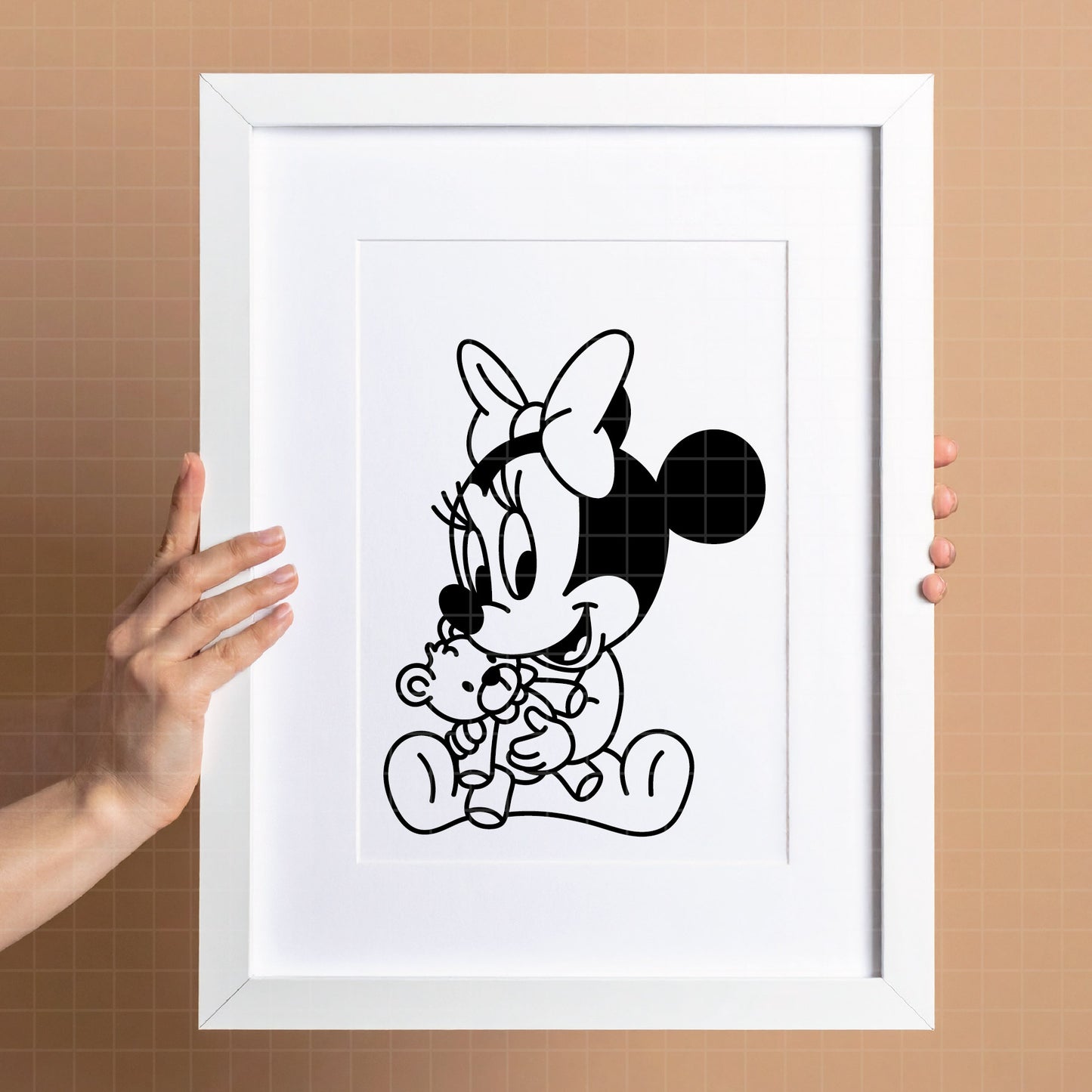COD4075 - Minnie baby svg, Disney svg, disneyland t shirt svg, Disney svg