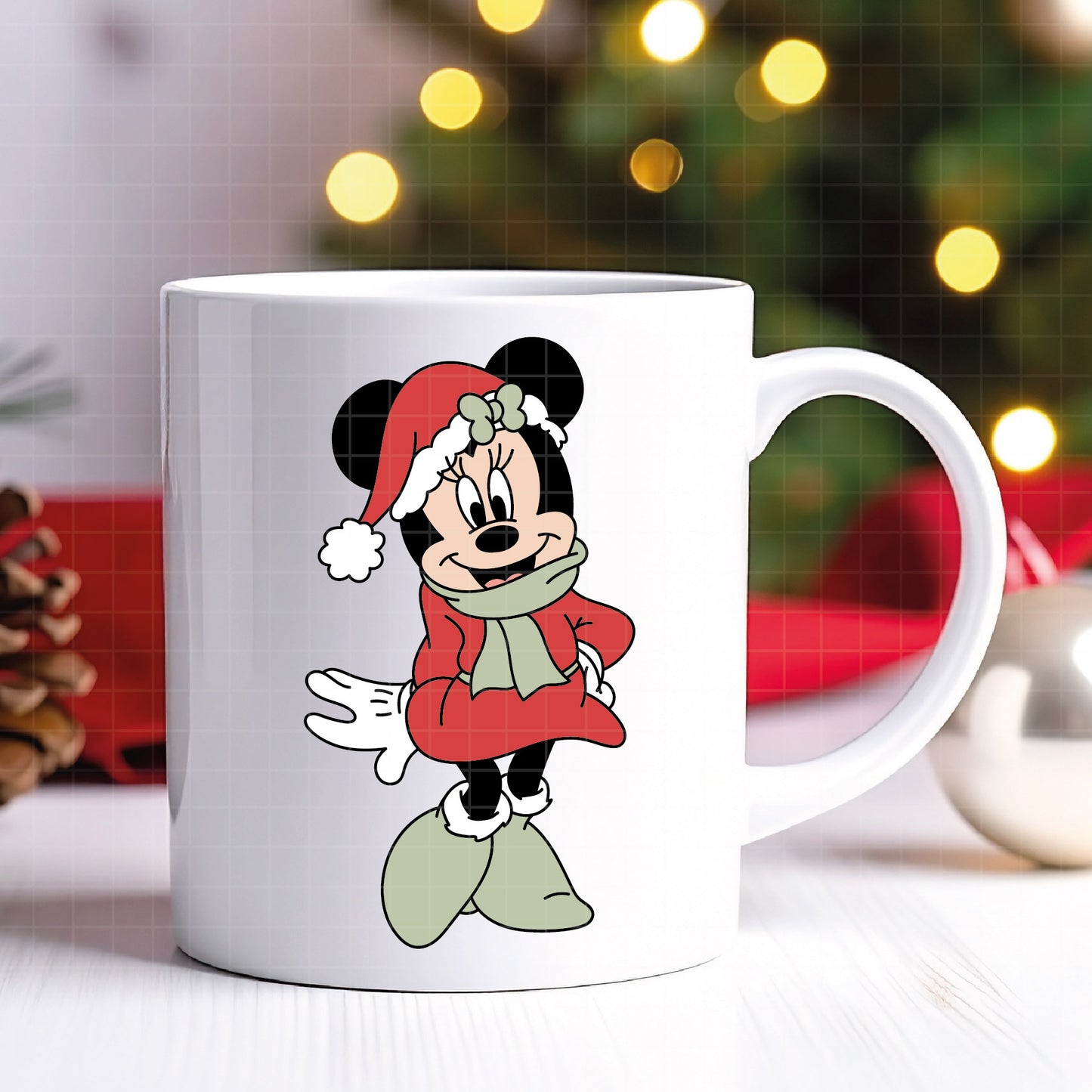 COD4076 - Minnie christmas svg, Disney svg, mickey svg, minnie svg, Silhouette, Cricut