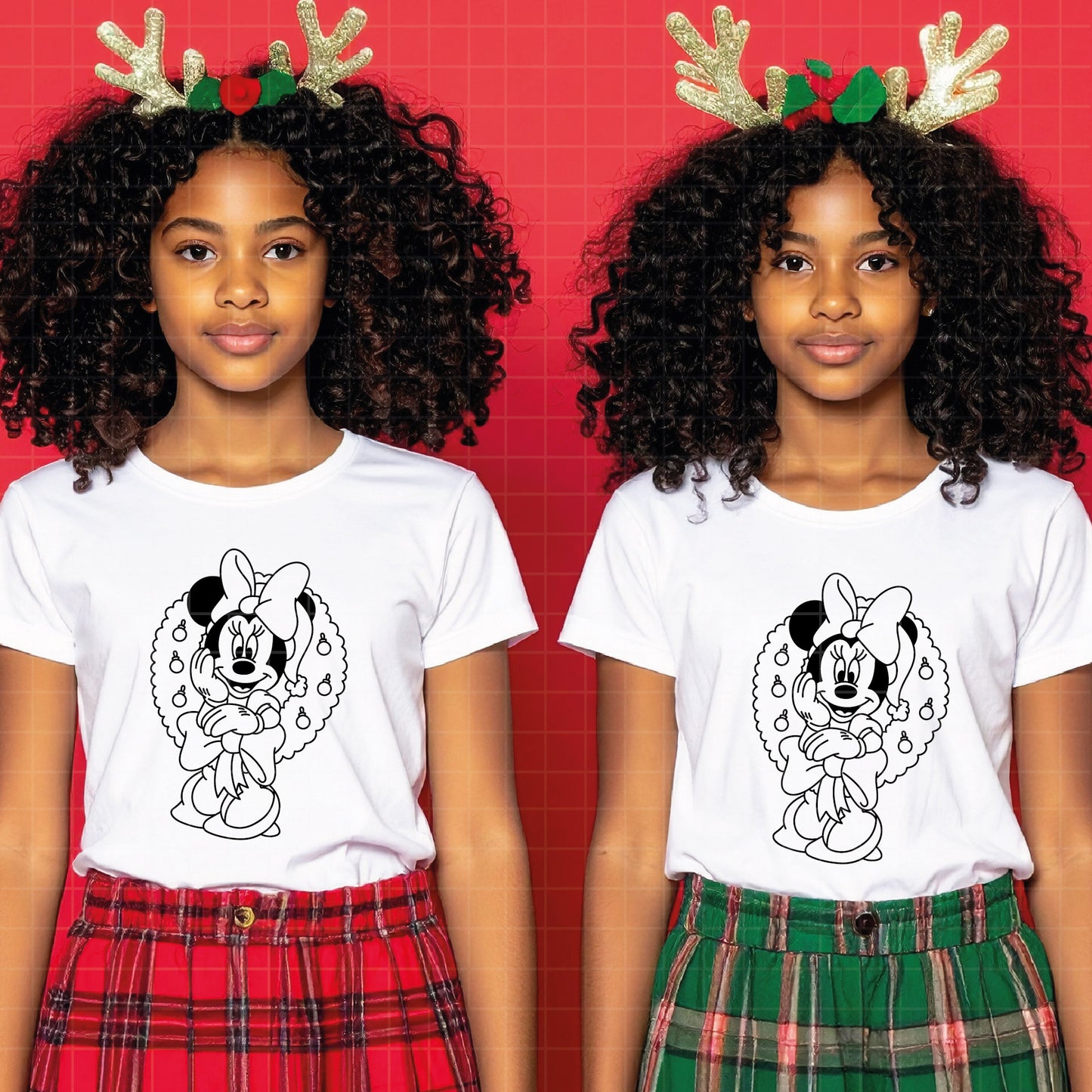 COD4077 - Minnie christmas svg, Disney svg, mickey svg, minnie svg, Silhouette, Cricut