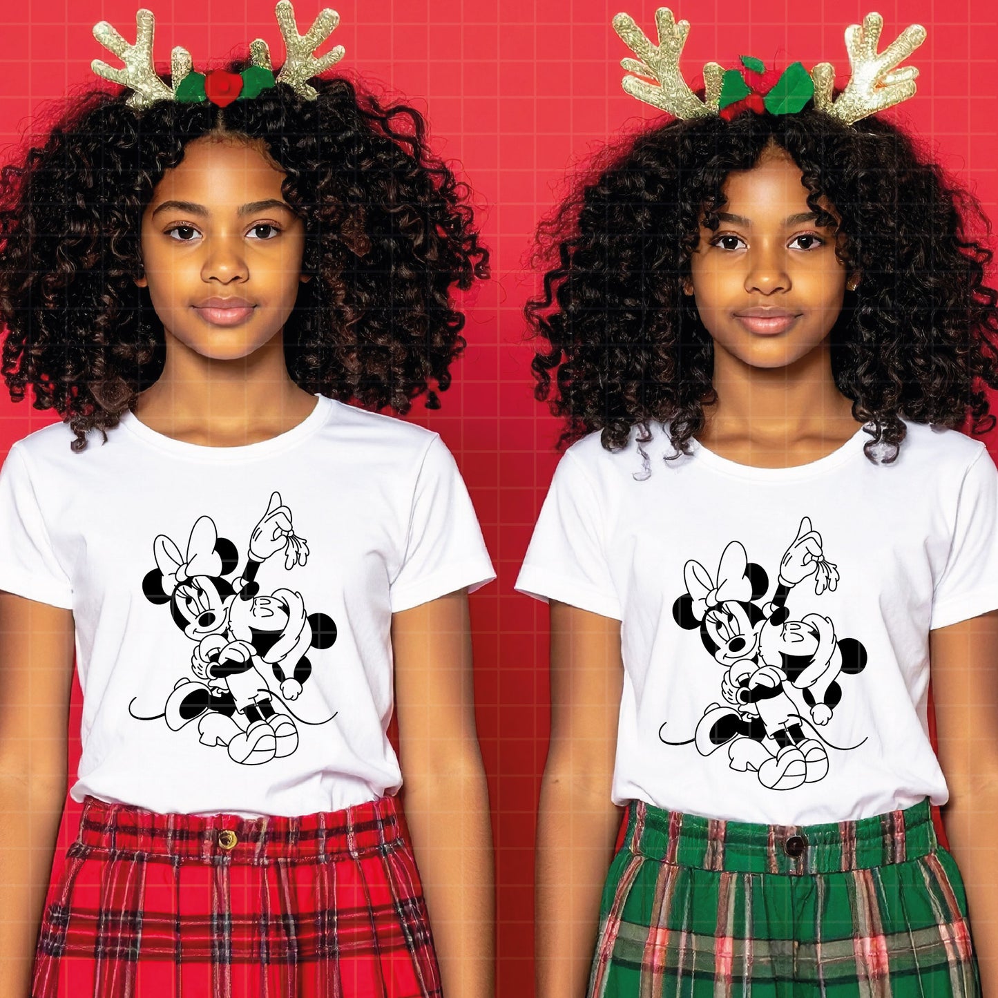 COD4078 - Minnie christmas svg, Disney svg, mickey svg, minnie svg, Silhouette, Cricut