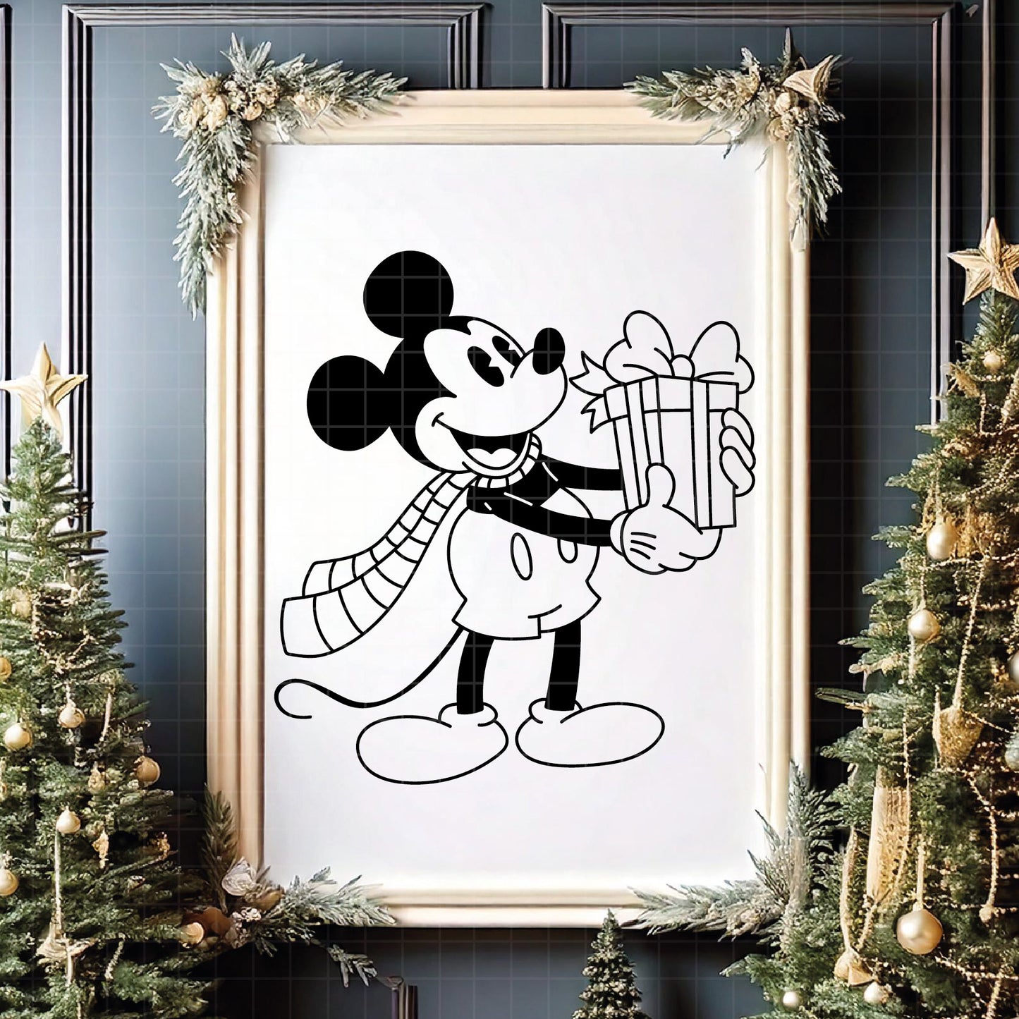 COD4079 - Merry Christmas svg, Mickey mouse svg, Mickey Svg, Disney svg, Christmas svg
