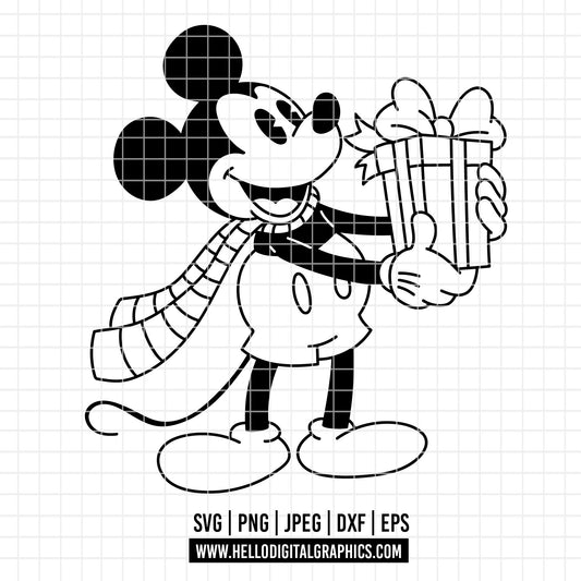 COD4079 - Merry Christmas svg, Mickey mouse svg, Mickey Svg, Disney svg, Christmas svg