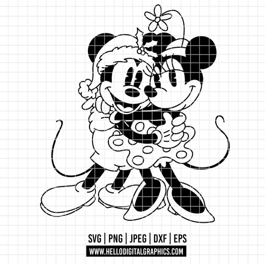 COD4081 - Merry Christmas svg, Mickey mouse svg, Mickey Svg, Disney svg, Christmas svg
