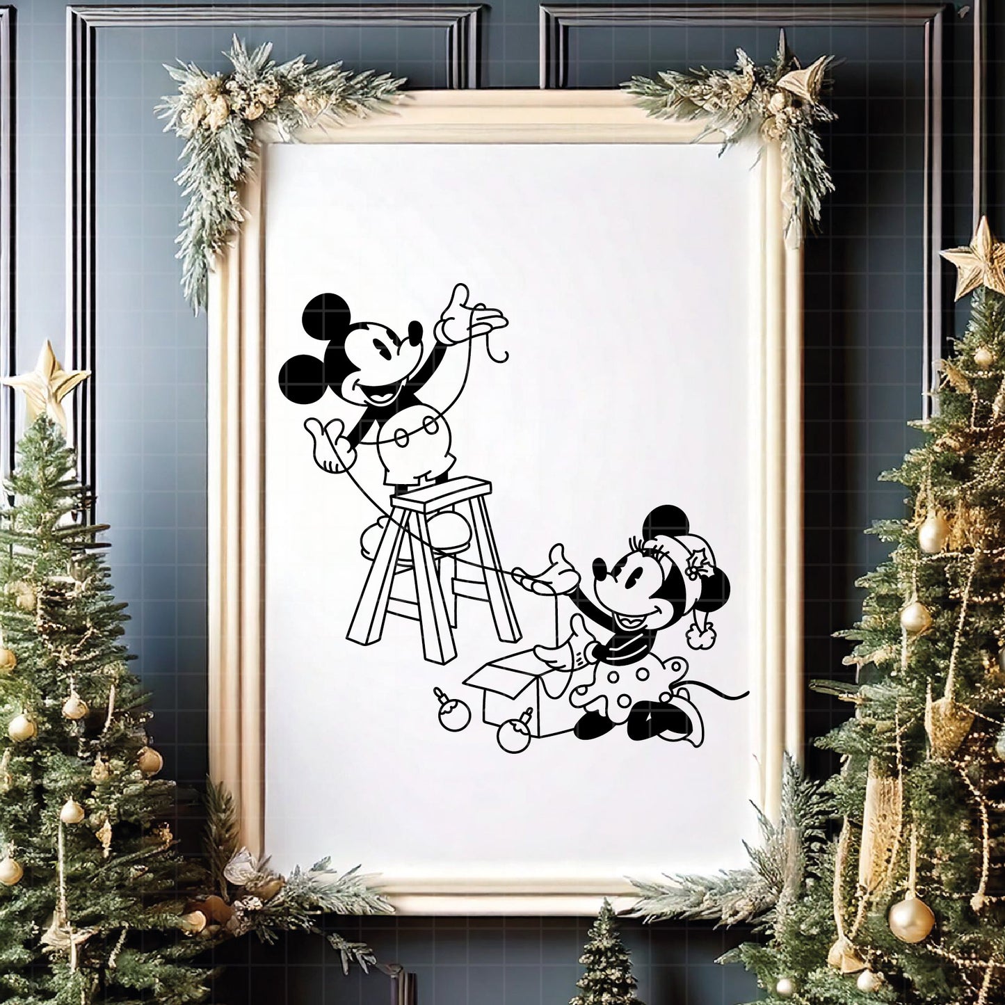 COD4082 - Merry Christmas svg, Mickey mouse svg, Mickey Svg, Disney svg, Christmas svg