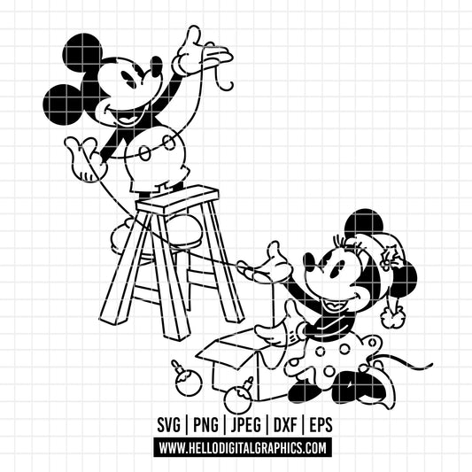 COD4082 - Merry Christmas svg, Mickey mouse svg, Mickey Svg, Disney svg, Christmas svg