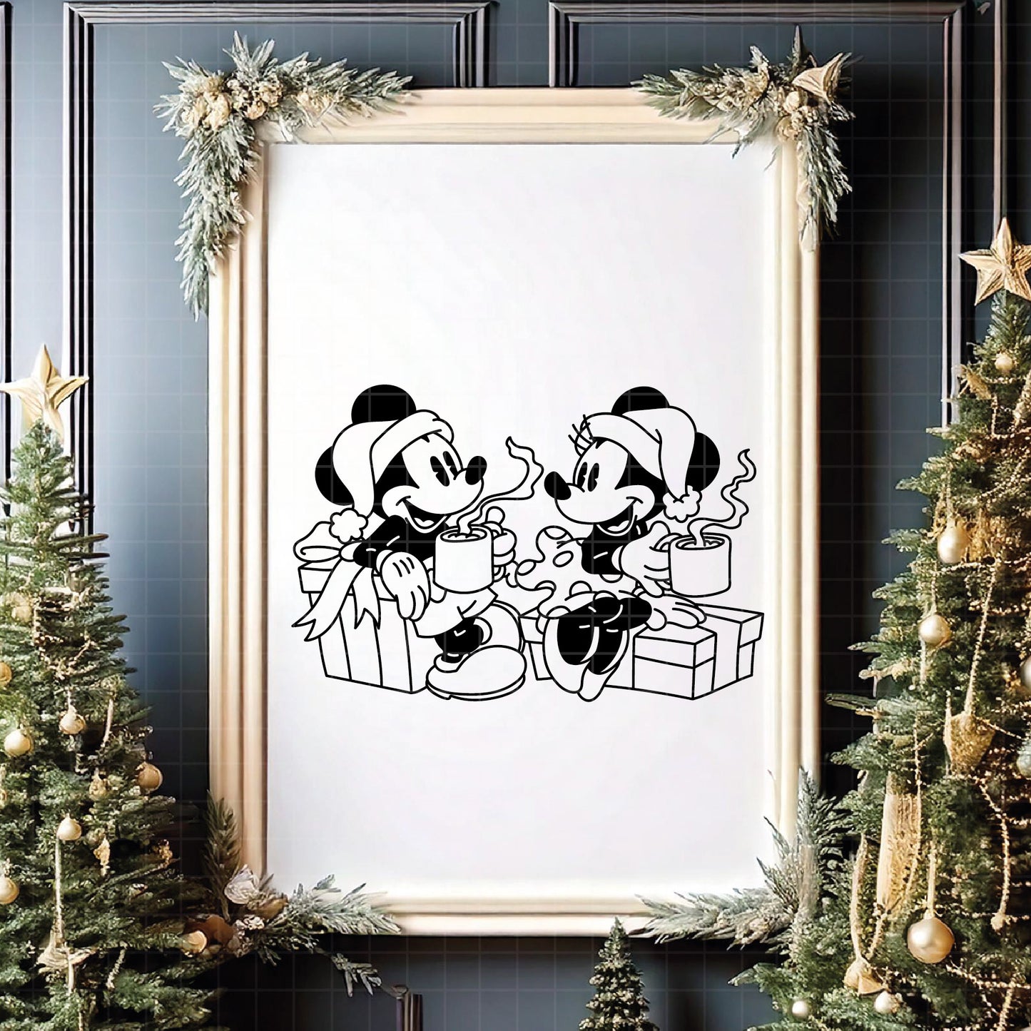 COD4083 - Merry Christmas svg, Mickey mouse svg, Mickey Svg, Disney svg, Christmas svg