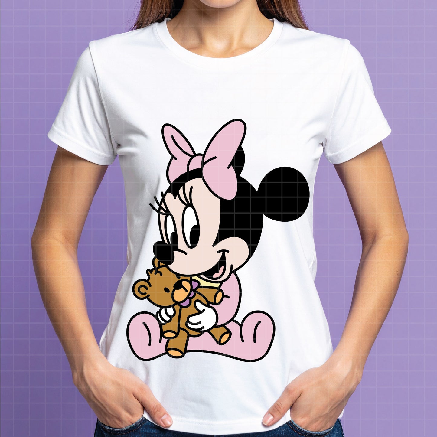 COD4110 - Minnie baby svg, Disney svg, disneyland t shirt svg, Disney svg