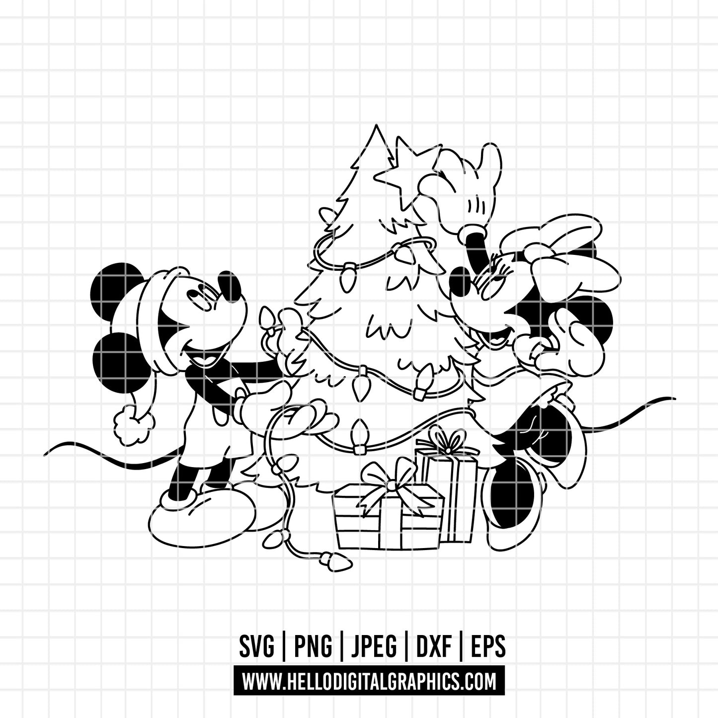 COD4123 - Merry Christmas svg, Mickey mouse svg, Mickey Svg, Disney svg, Christmas svg