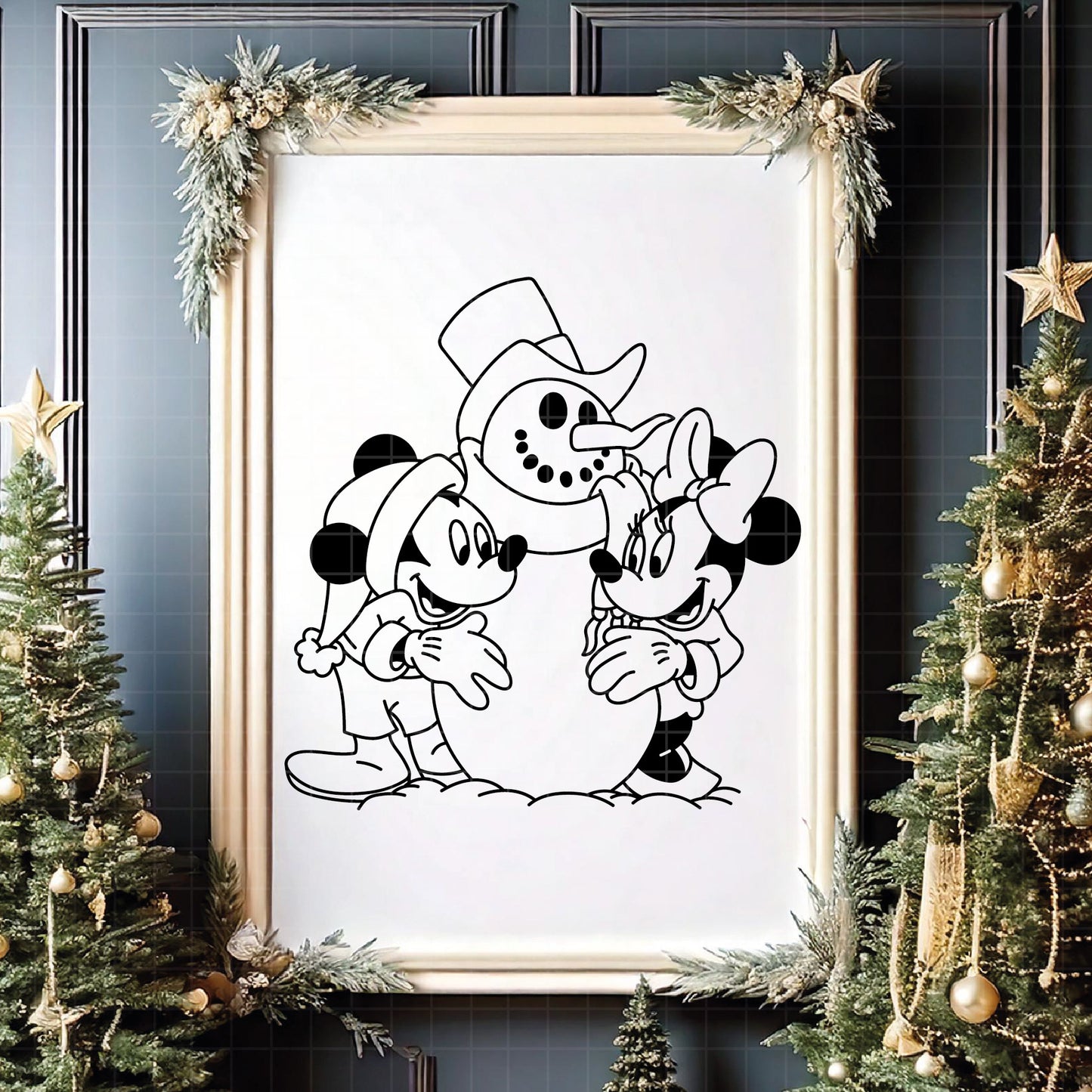 COD4124 - Merry Christmas svg, Mickey mouse svg, Mickey Svg, Disney svg, Christmas svg