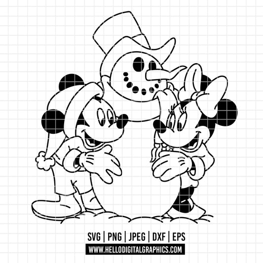 COD4124 - Merry Christmas svg, Mickey mouse svg, Mickey Svg, Disney svg, Christmas svg