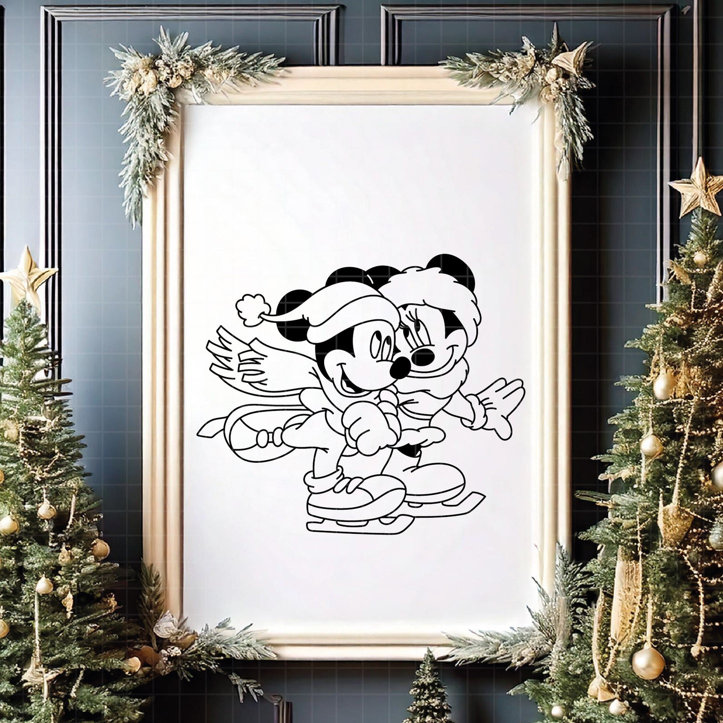 COD4125 - Merry Christmas svg, Mickey mouse svg, Mickey Svg, Disney svg, Christmas svg