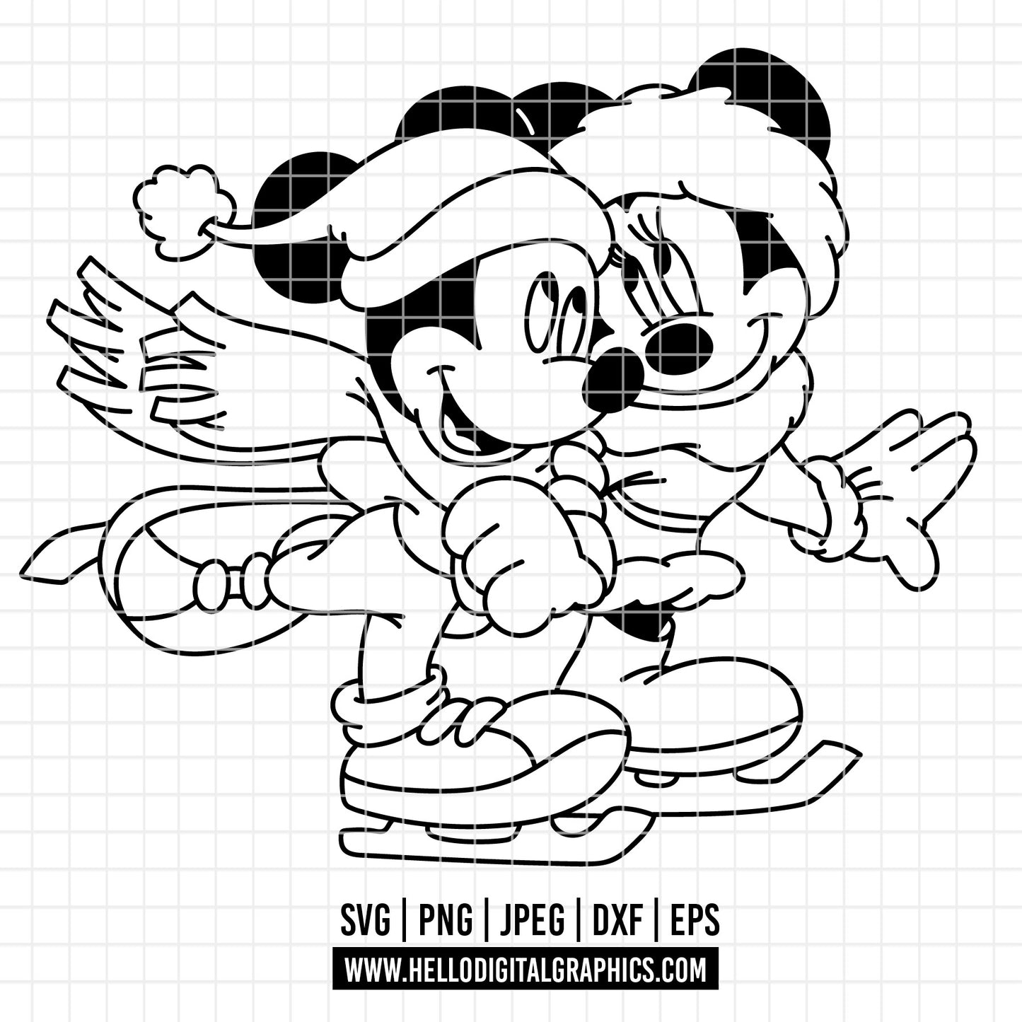 COD4125 - Merry Christmas svg, Mickey mouse svg, Mickey Svg, Disney svg, Christmas svg