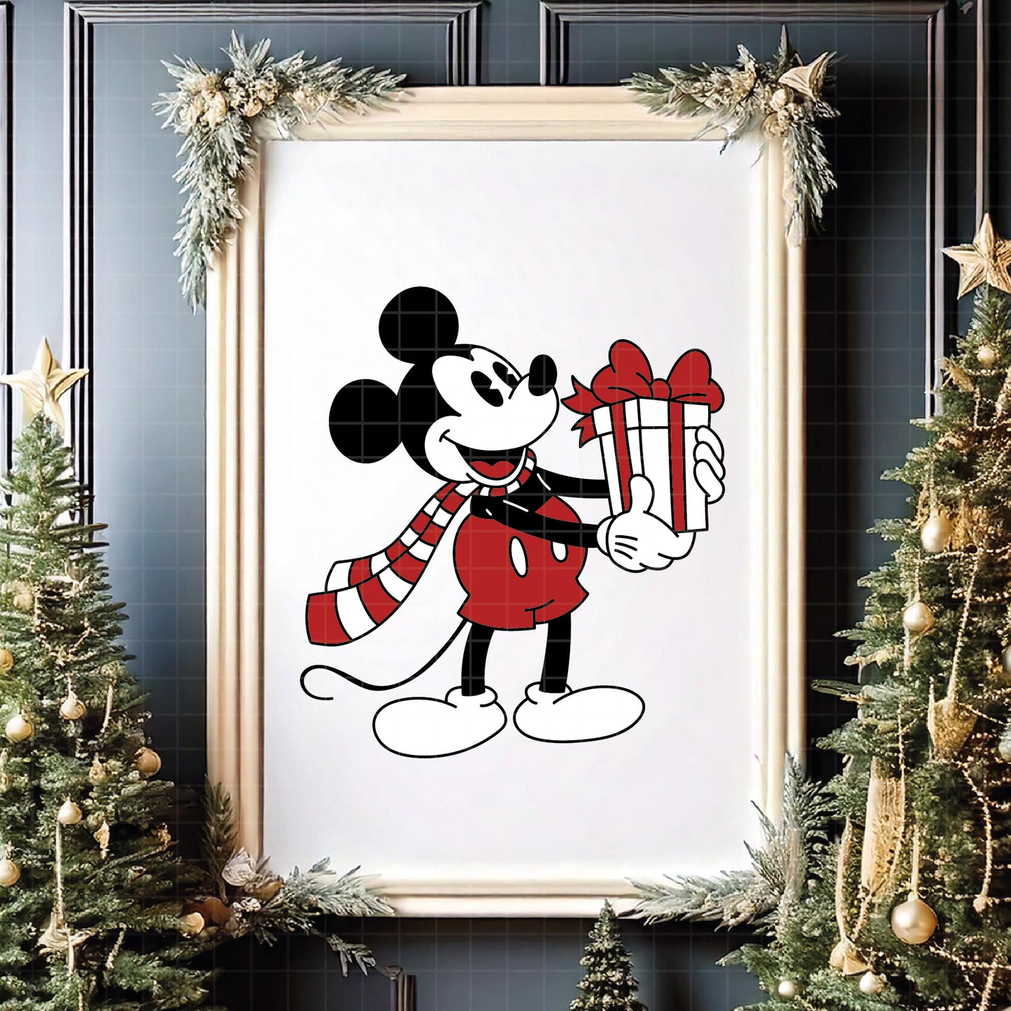 COD4126 - Merry Christmas svg, Mickey mouse svg, Mickey Svg, Disney svg, Christmas svg