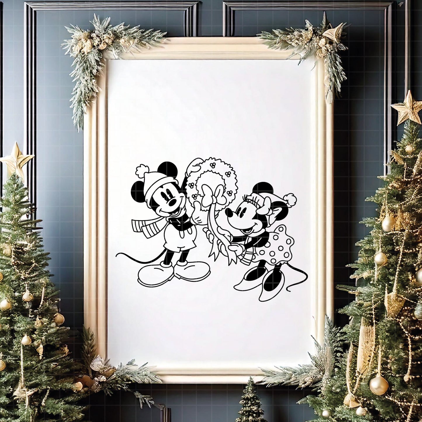 COD4127 - Merry Christmas svg, Mickey mouse svg, Mickey Svg, Disney svg, Christmas svg