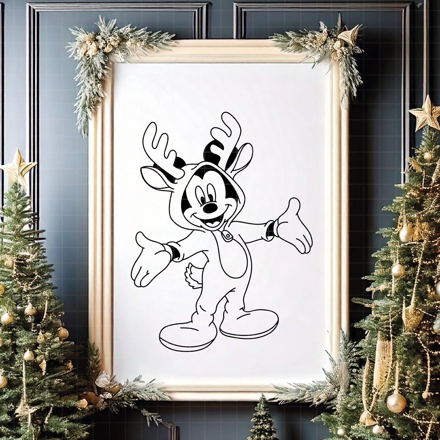 COD4129 - Merry Christmas svg, Mickey mouse svg, Mickey Svg, Disney svg, Christmas svg