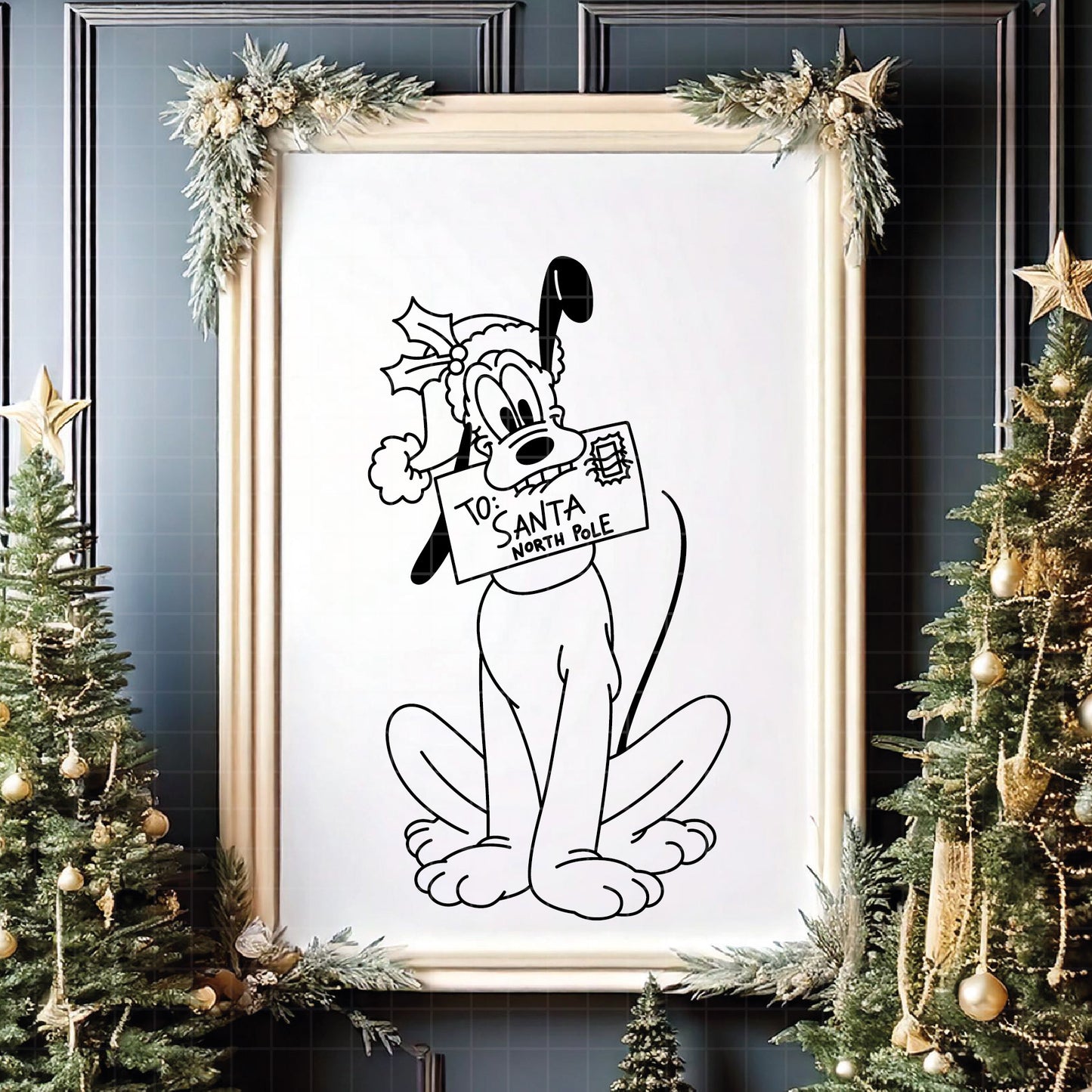 COD4130 - Pluto Merry Christmas svg, Mickey mouse svg, Mickey Svg, Disney svg, Christmas svg
