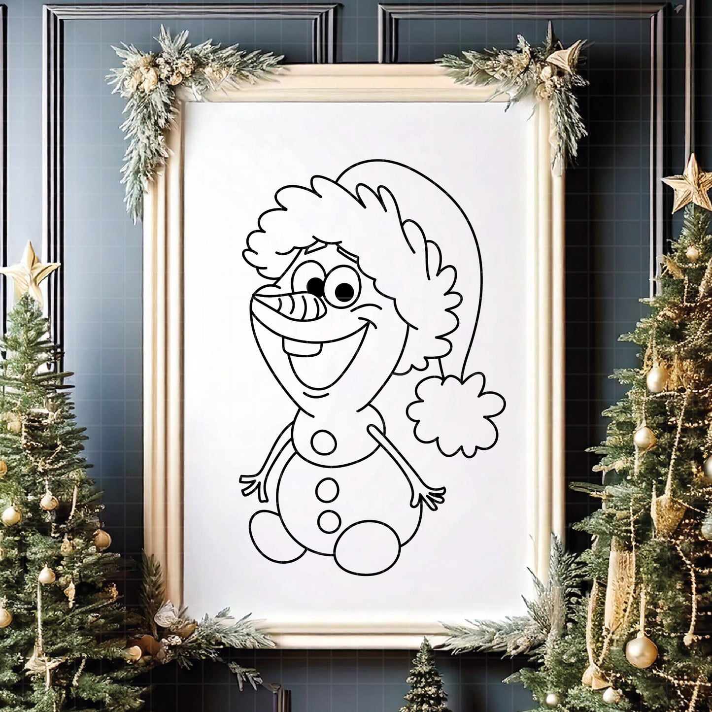 COD4132 - Olaf christmas svg, Best day ever svg, frozen svg, outline svg, cricut silhouette, Disney svg, Olaf