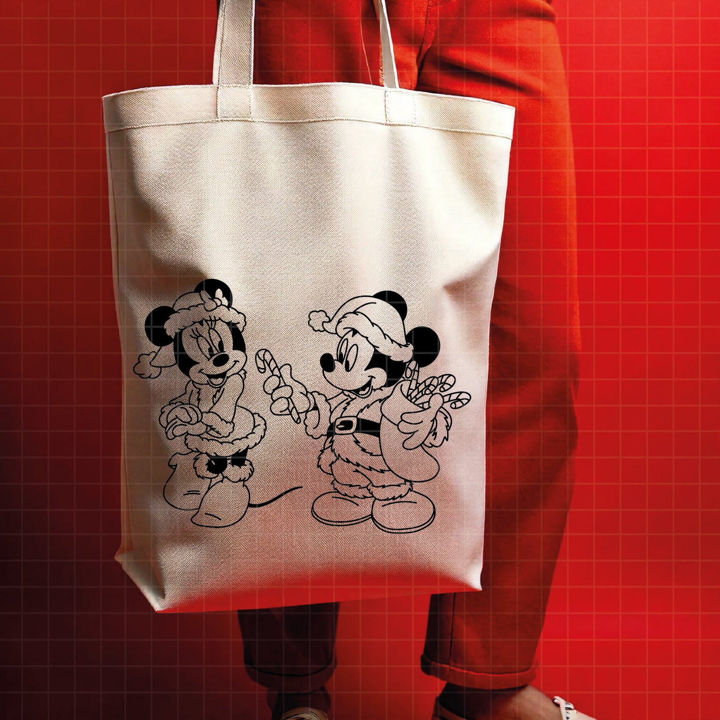 COD4134 - Mickey and minnie christmas svg, Disney svg, mickey svg, minnie svg, Silhouette, Cricut