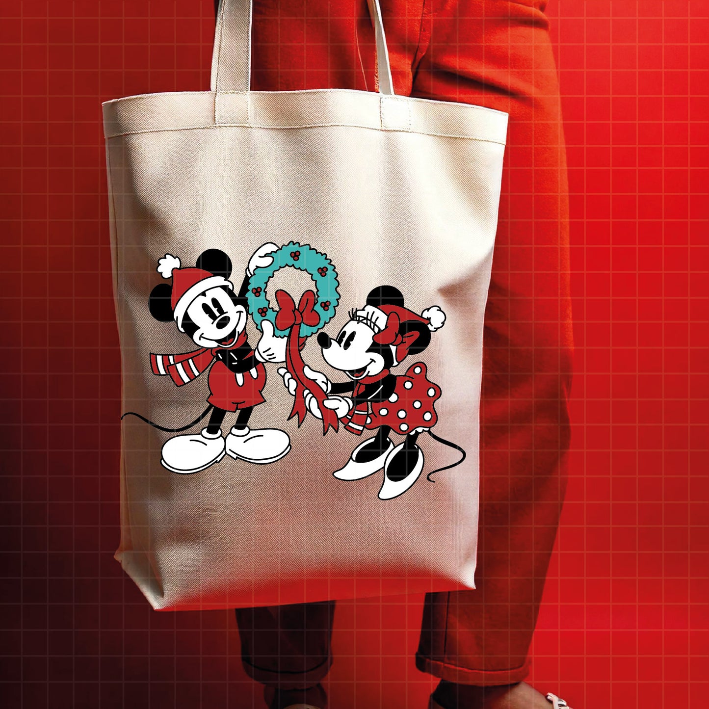 COD4136 - Mickey and minnie christmas svg, Disney svg, mickey svg, minnie svg, Silhouette, Cricut