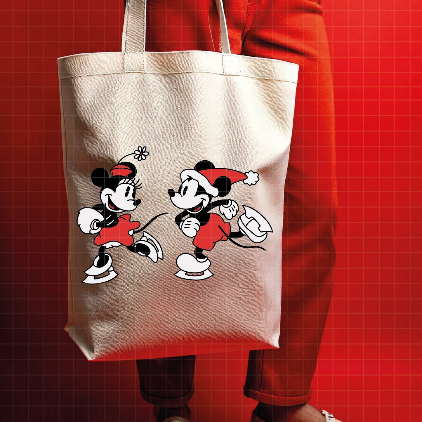 COD4137 - Mickey and minnie christmas svg, Disney svg, mickey svg, minnie svg, Silhouette, Cricut