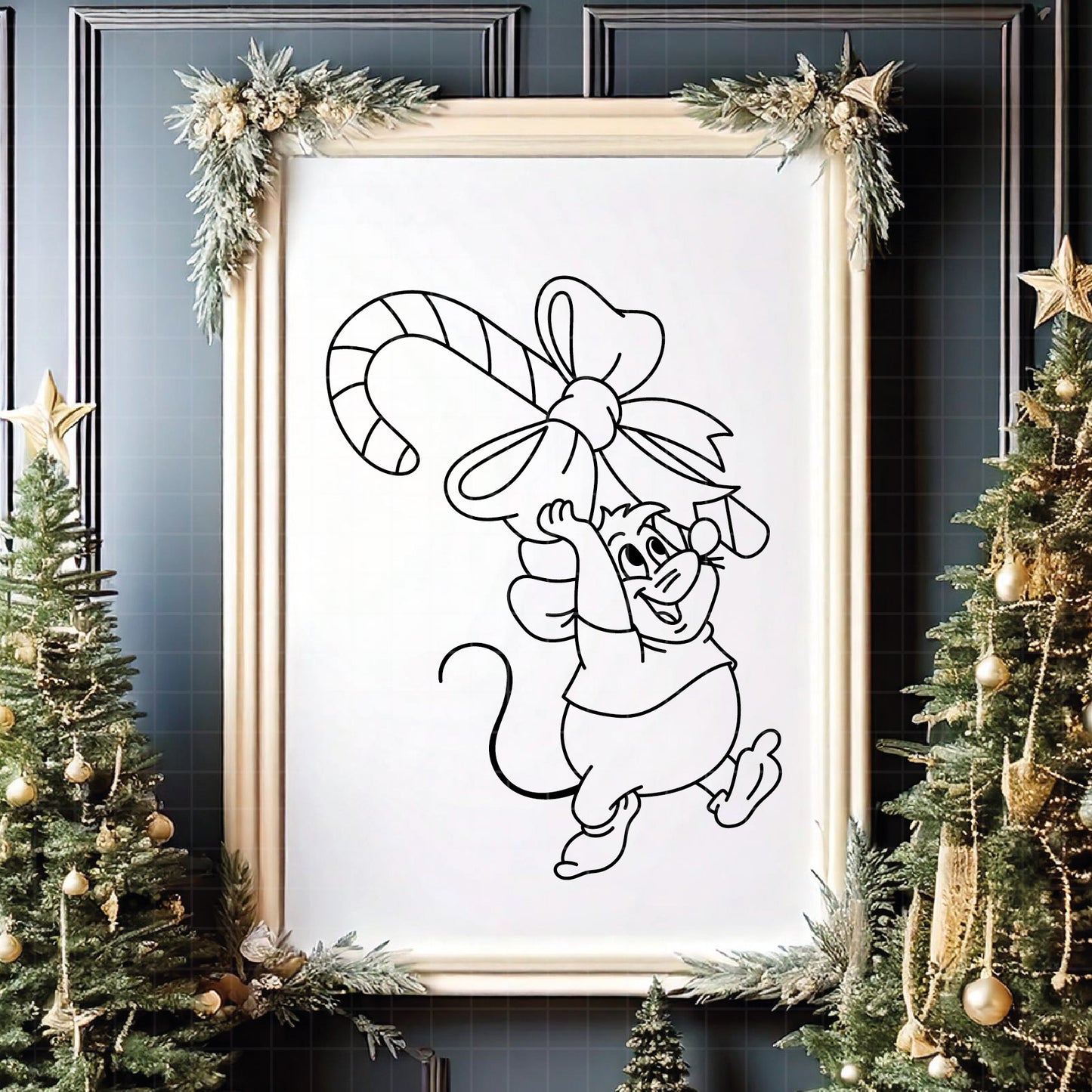 COD4139 - Gus gus christmas svg, Disney svg, cinderella svg, Silhouette, Cricut