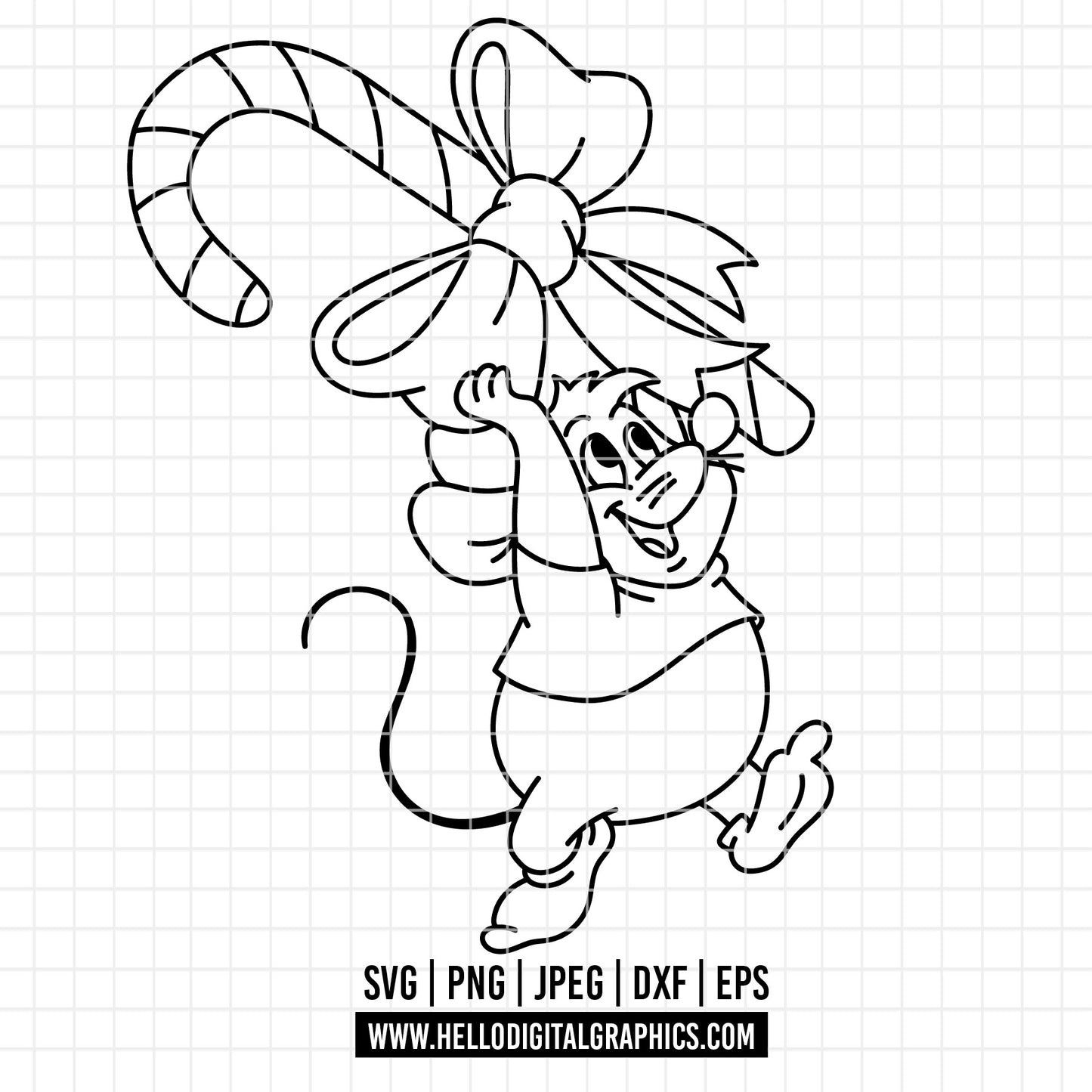 COD4139 - Gus gus christmas svg, Disney svg, cinderella svg, Silhouette, Cricut