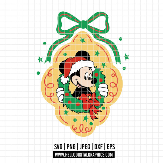 COD4141 - Merry Christmas svg, Mickey mouse svg, Mickey Svg, Disney svg, Christmas svg