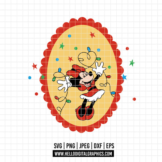 COD4142 - Merry Christmas svg, Mickey mouse svg, Minnie Svg, Disney svg, Christmas svg