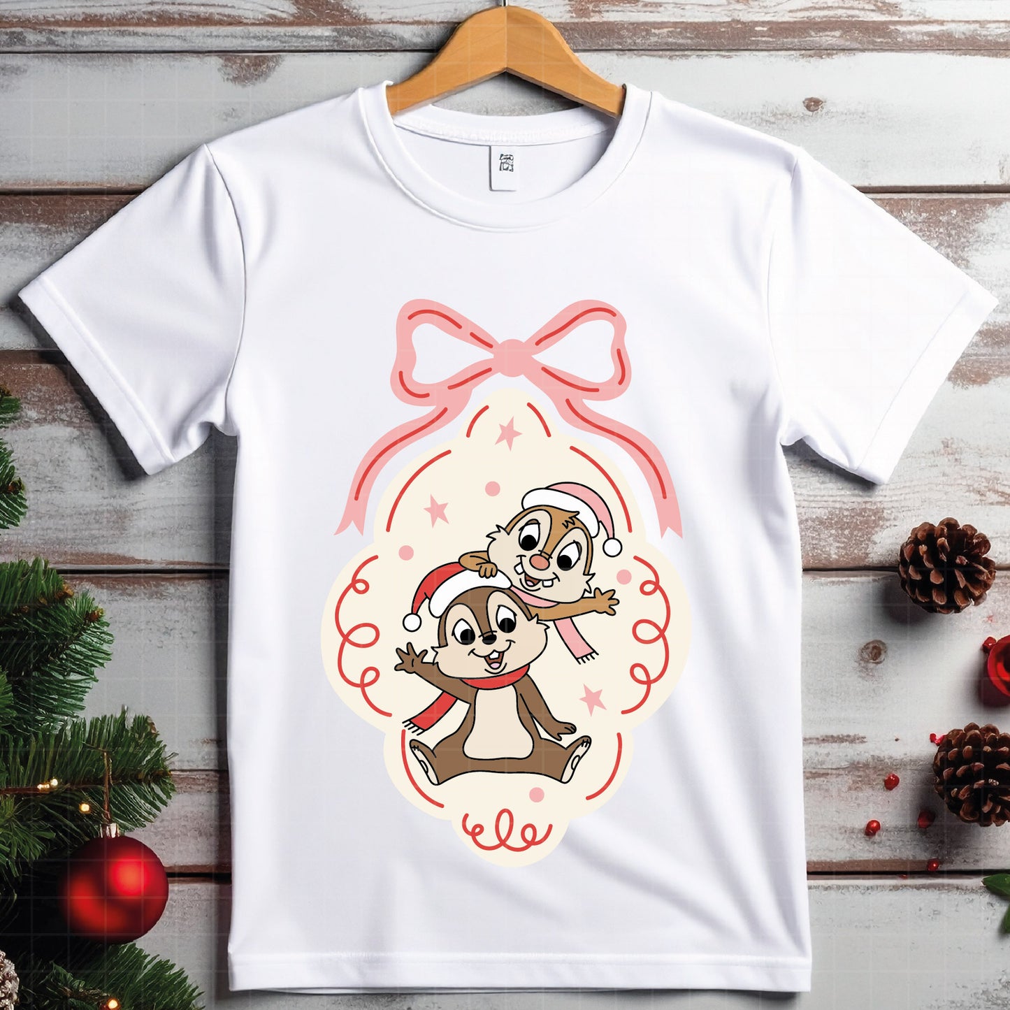 COD4146 - Chip and Dale Christmas Svg, chip Svg cut file for Cricut, Chip and Dale png, Double Trouble svg