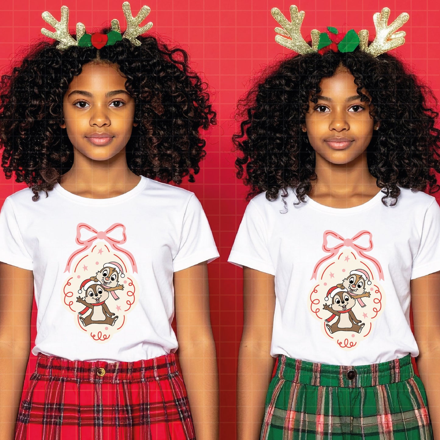 COD4146 - Chip and Dale Christmas Svg, chip Svg cut file for Cricut, Chip and Dale png, Double Trouble svg