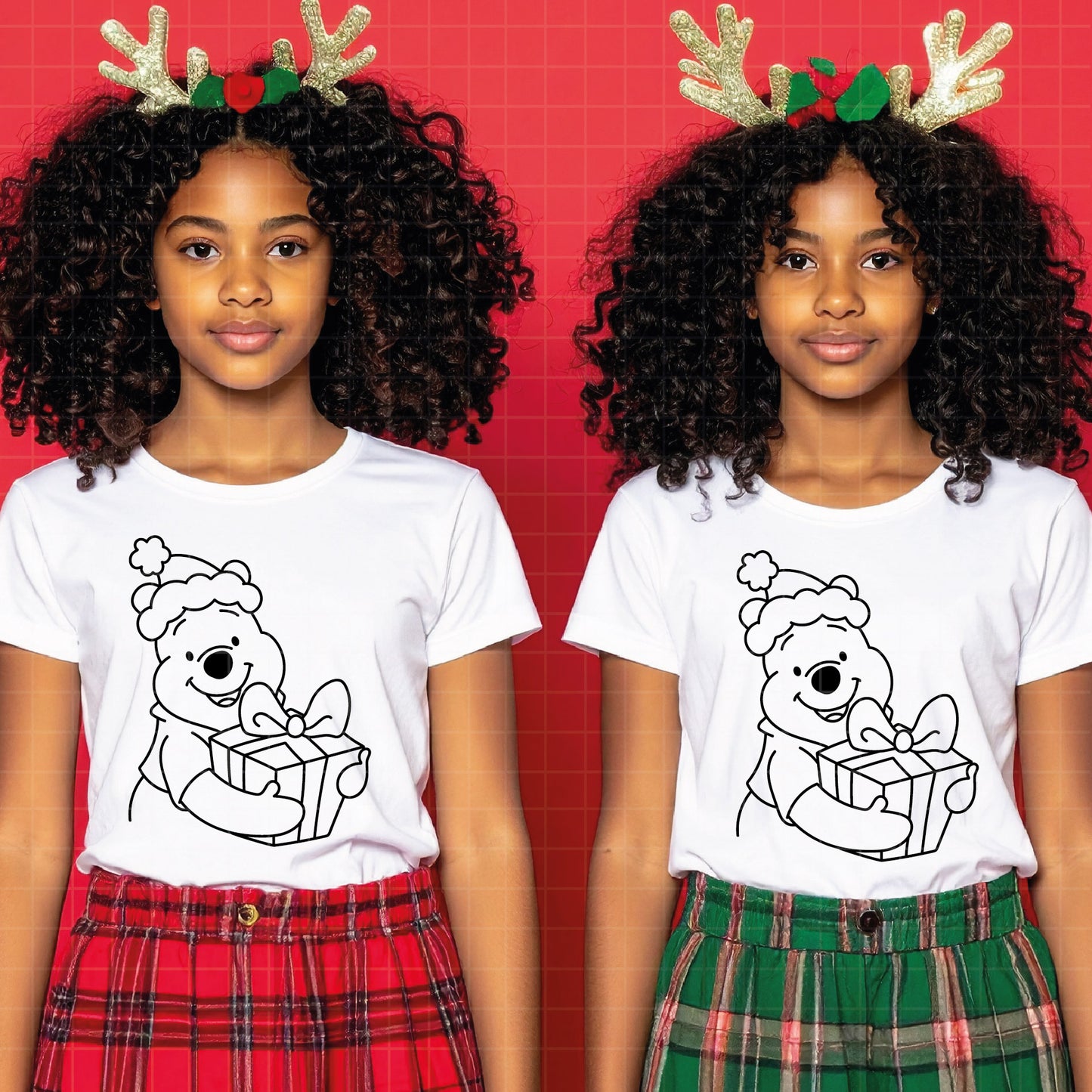 COD4152 - Christmas pooh svg, Winnie Pooh  svg, Winnie Pooh christmas cut file, disney svg, disney christmas svg