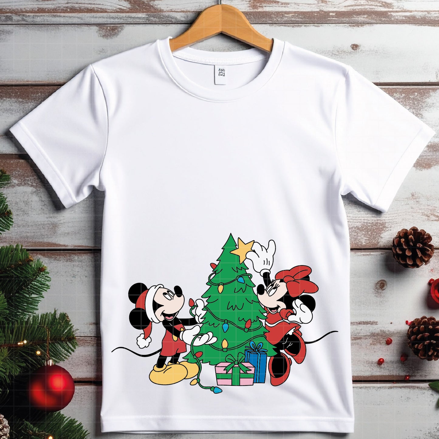 COD4153 - Mickey and minnie christmas svg, Disney svg, mickey svg, minnie svg, Silhouette, Cricut