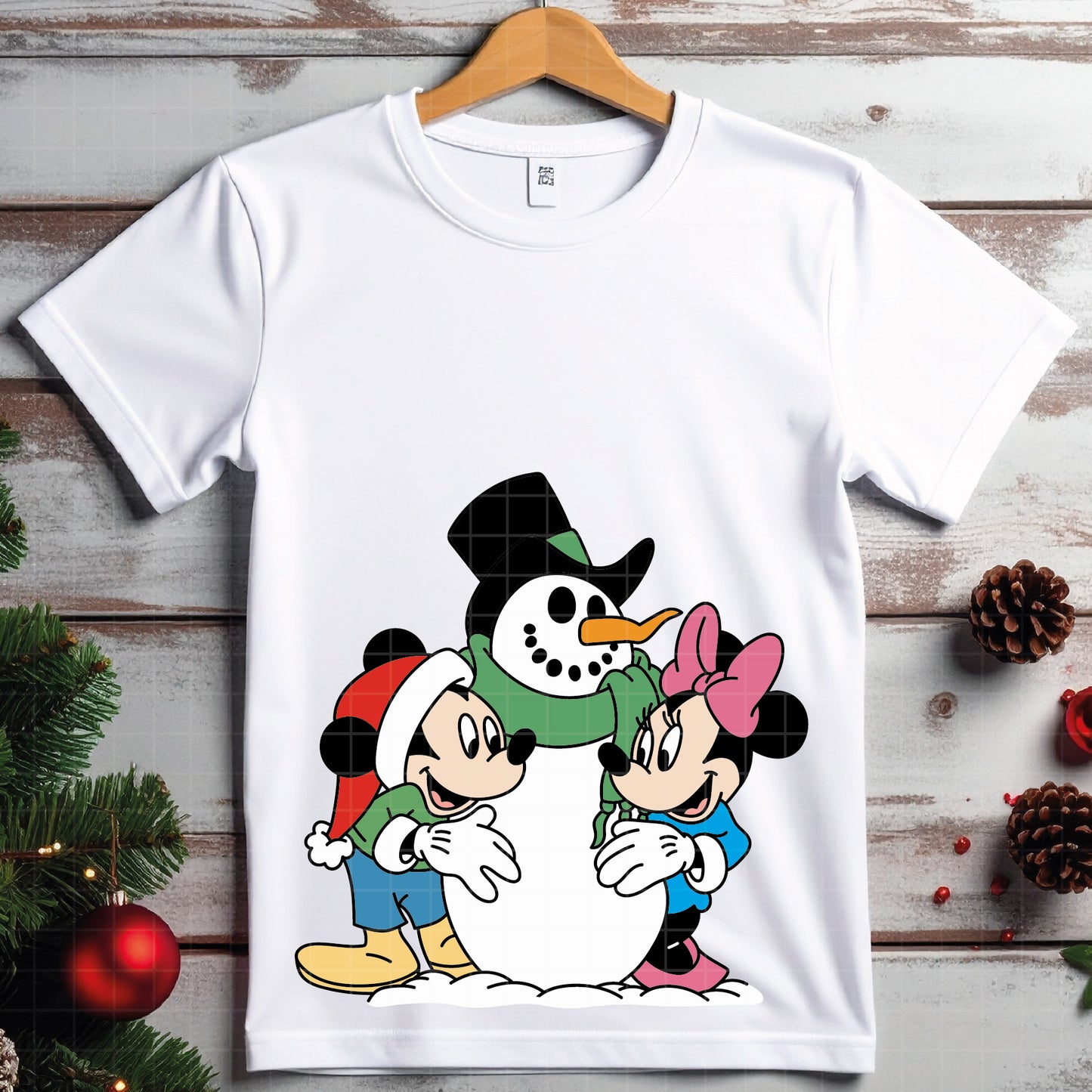 COD4154 - Mickey and minnie christmas svg, Disney svg, mickey svg, minnie svg, Silhouette, Cricut