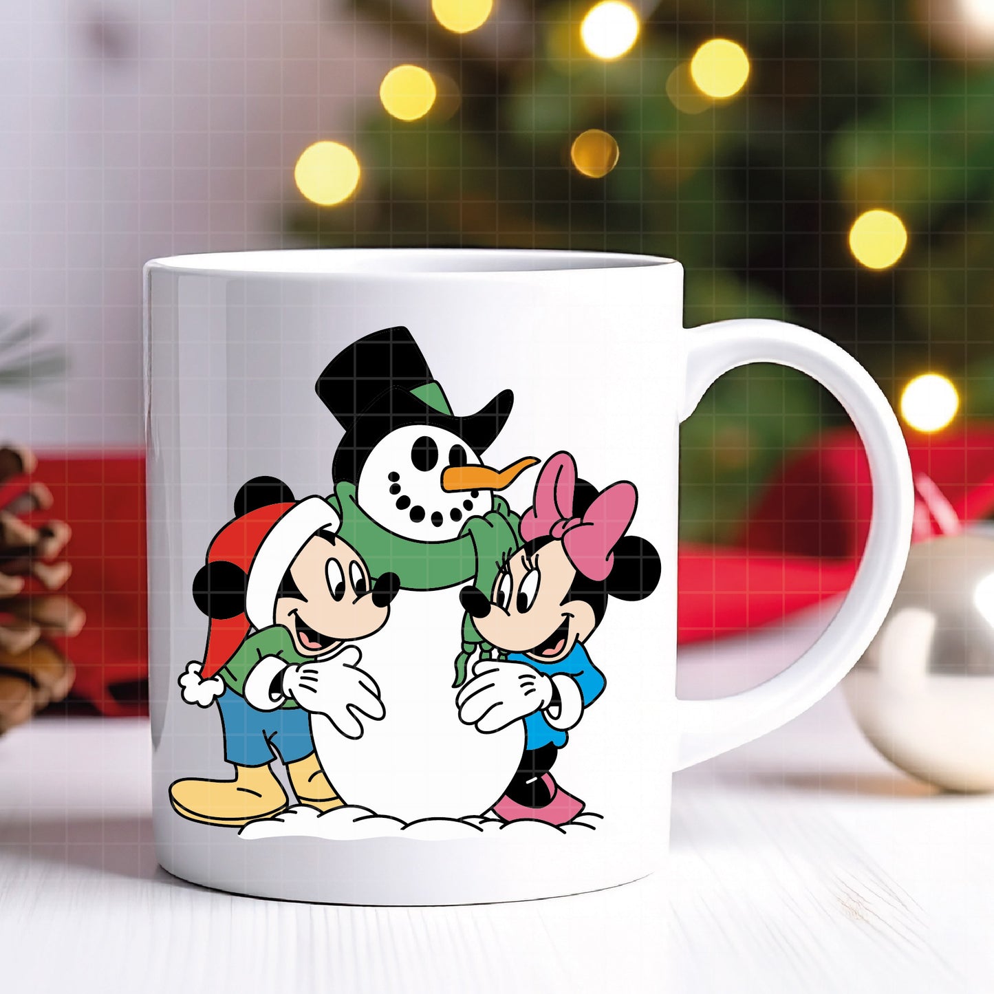COD4154 - Mickey and minnie christmas svg, Disney svg, mickey svg, minnie svg, Silhouette, Cricut