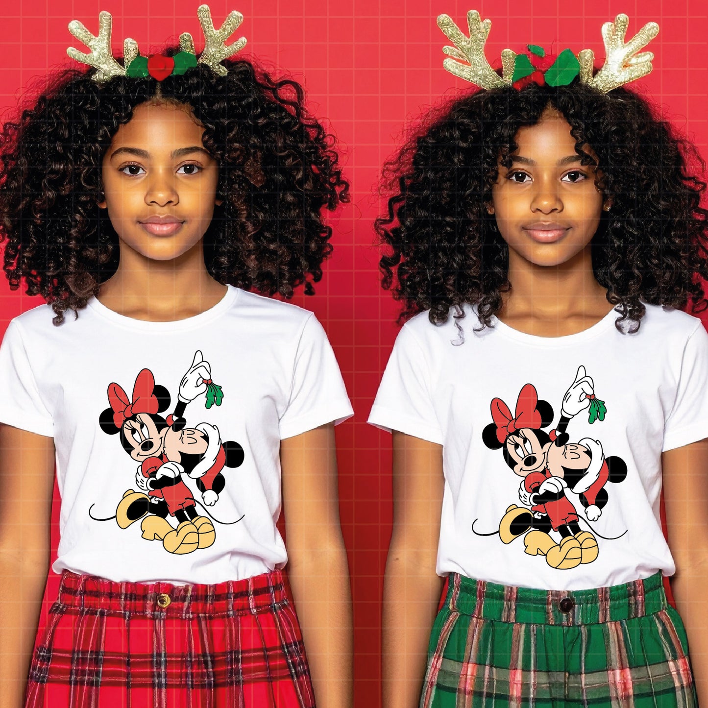 COD4156 - Mickey and minnie christmas svg, Disney svg, mickey svg, minnie svg, Silhouette, Cricut