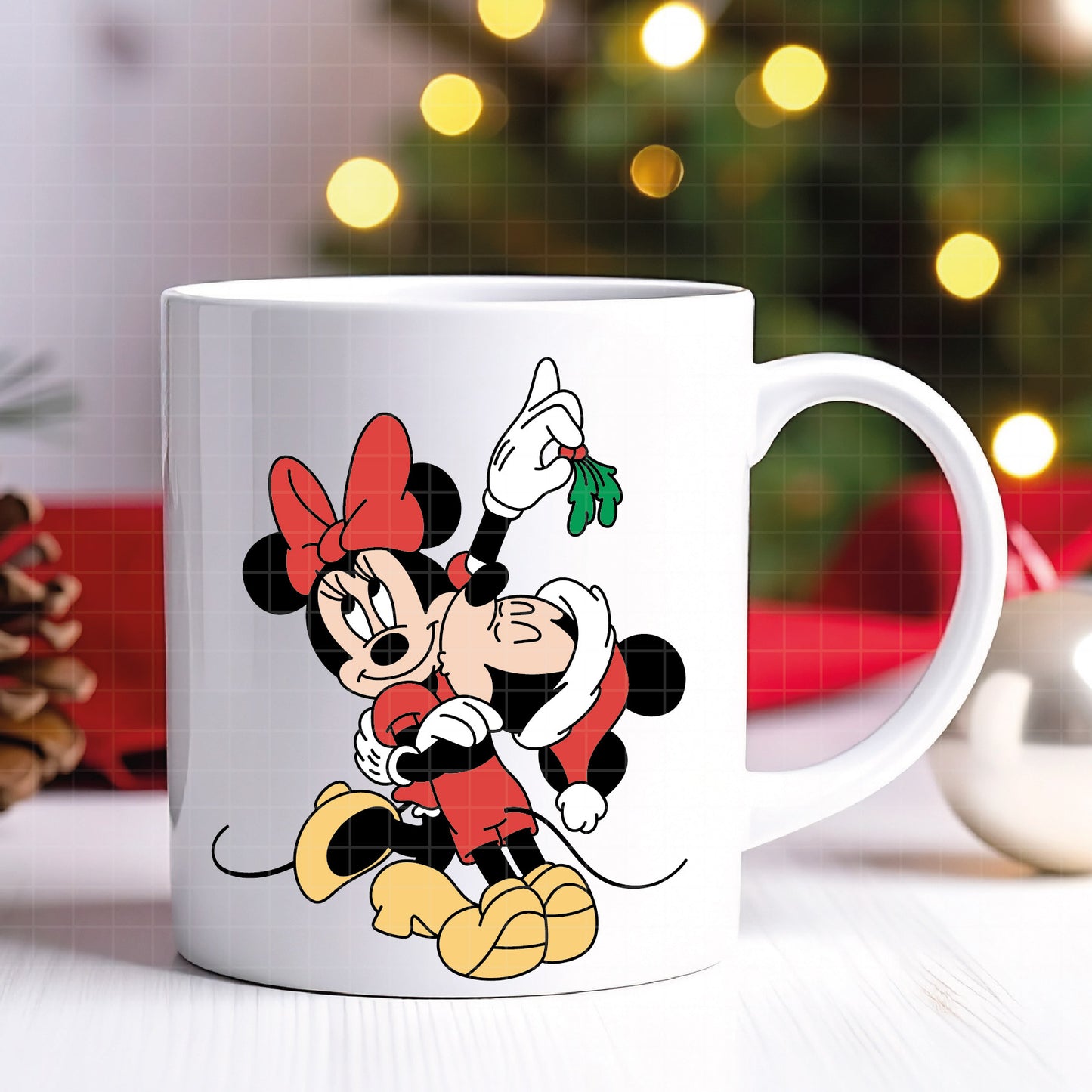 COD4156 - Mickey and minnie christmas svg, Disney svg, mickey svg, minnie svg, Silhouette, Cricut