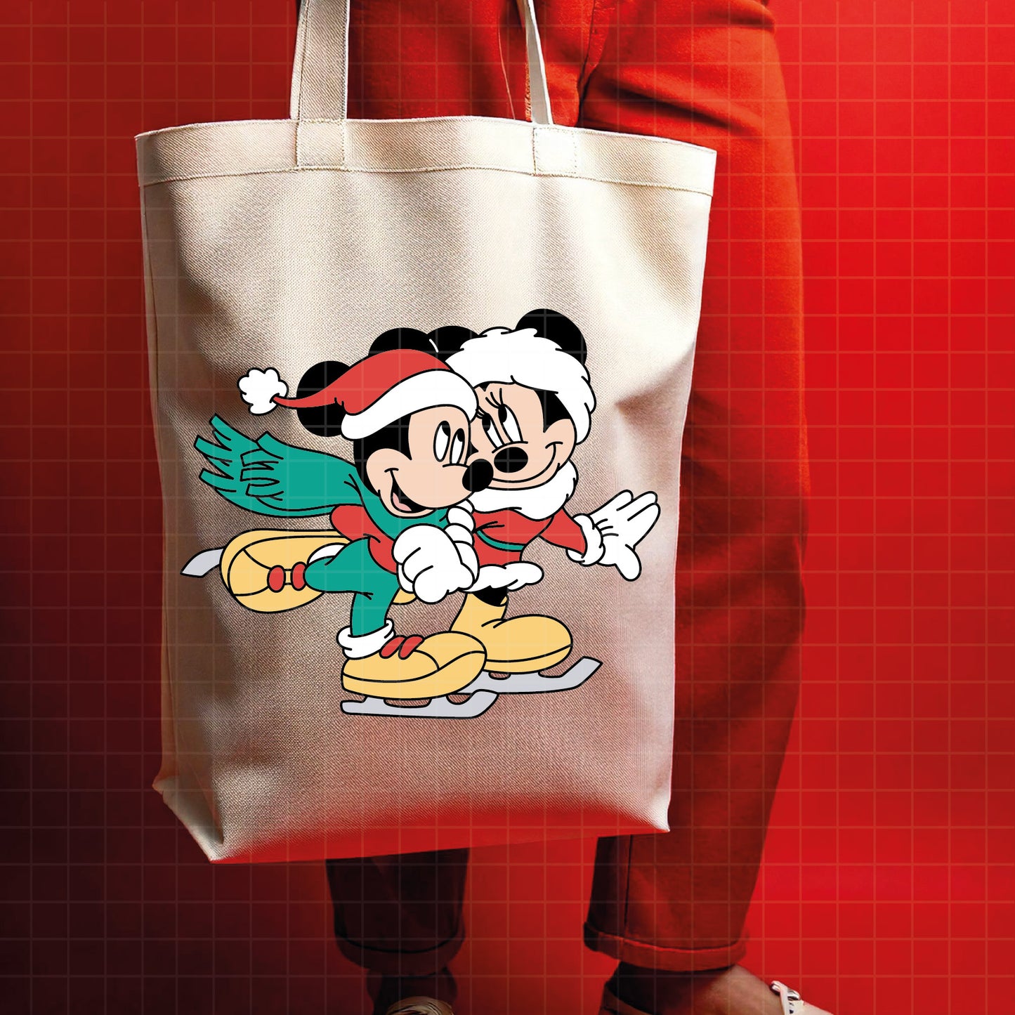 COD4157 - Mickey and minnie christmas svg, Disney svg, mickey svg, minnie svg, Silhouette, Cricut