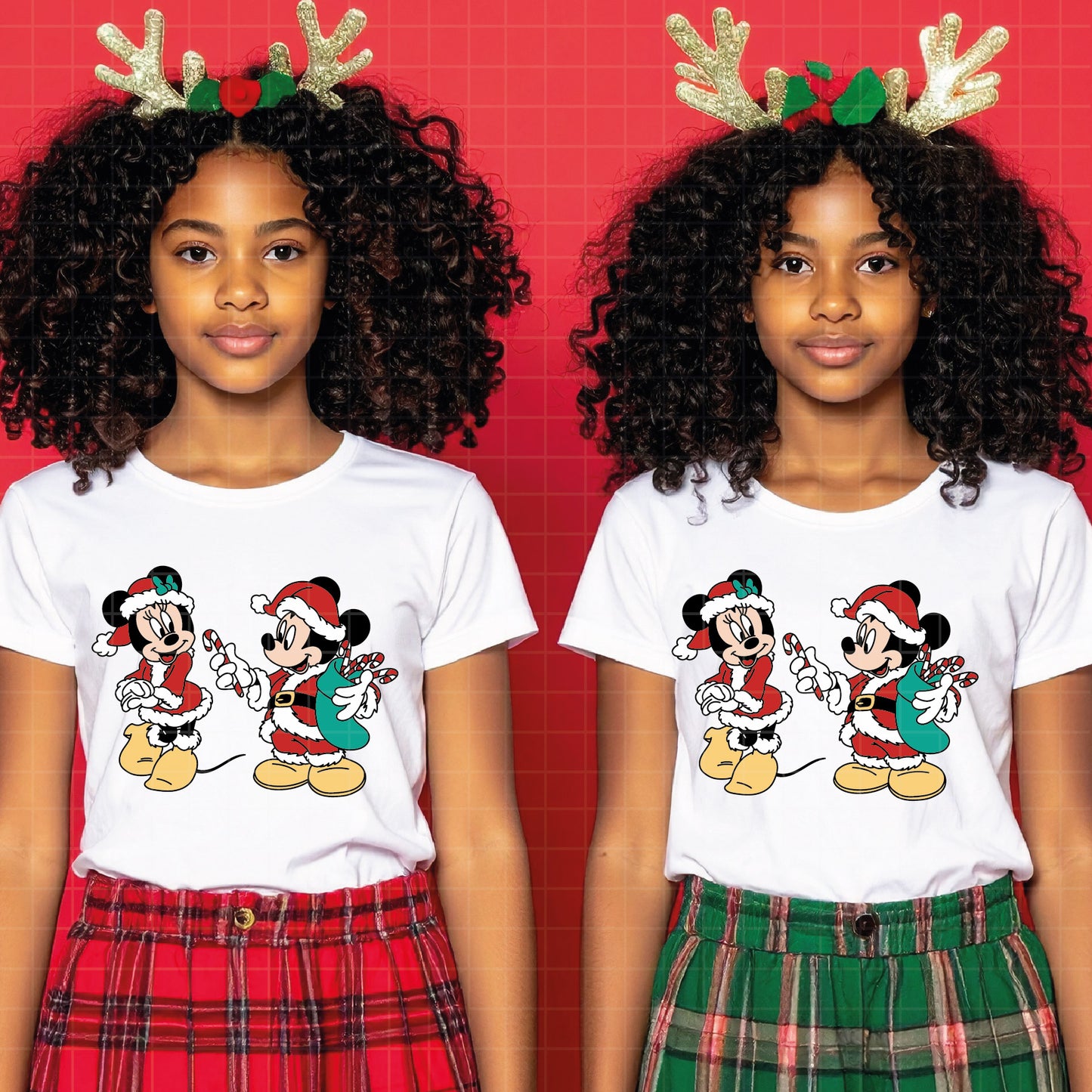 COD4158 - Mickey and minnie christmas svg, Disney svg, mickey svg, minnie svg, Silhouette, Cricut