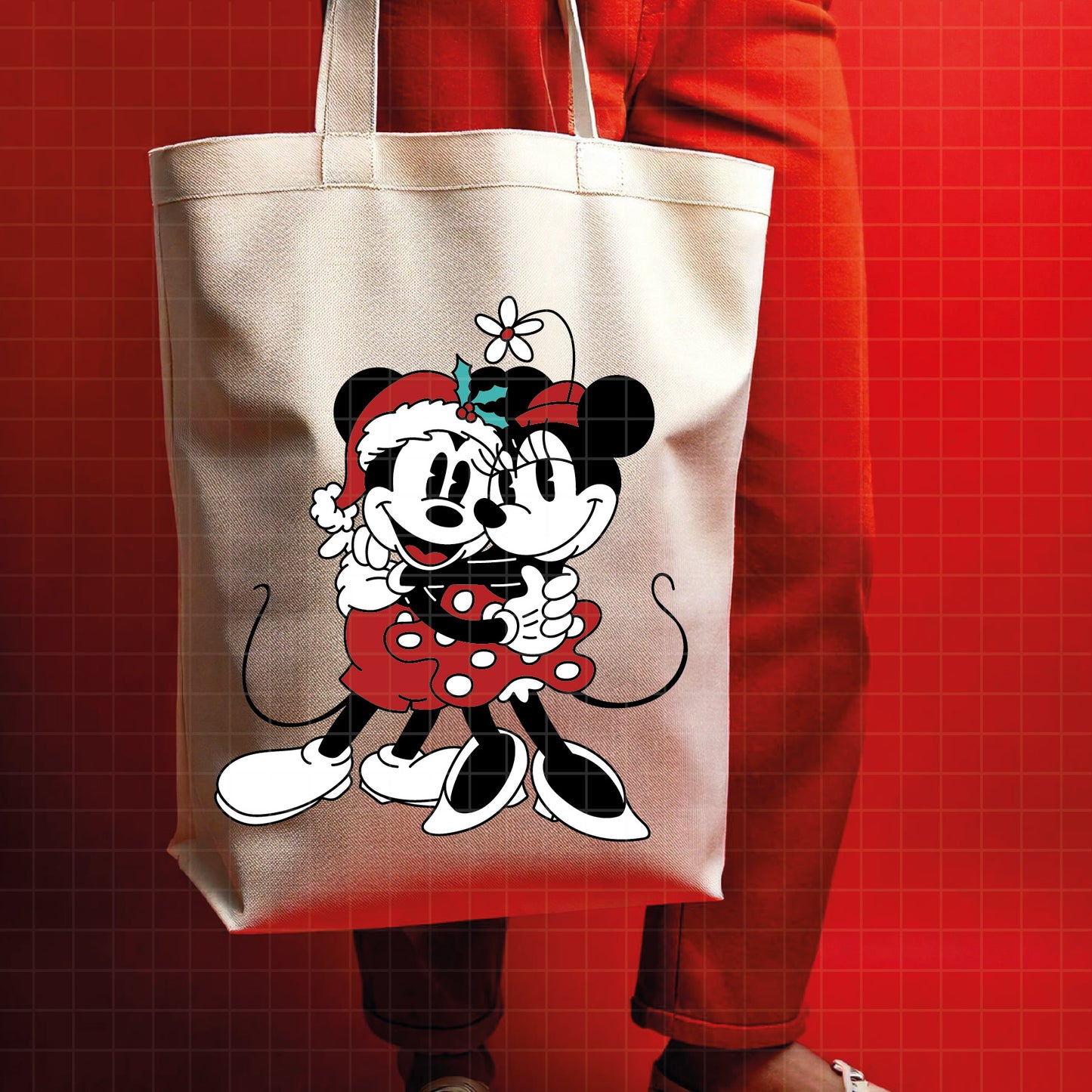 COD4159 - Mickey and minnie christmas svg, Disney svg, mickey svg, minnie svg, Silhouette, Cricut