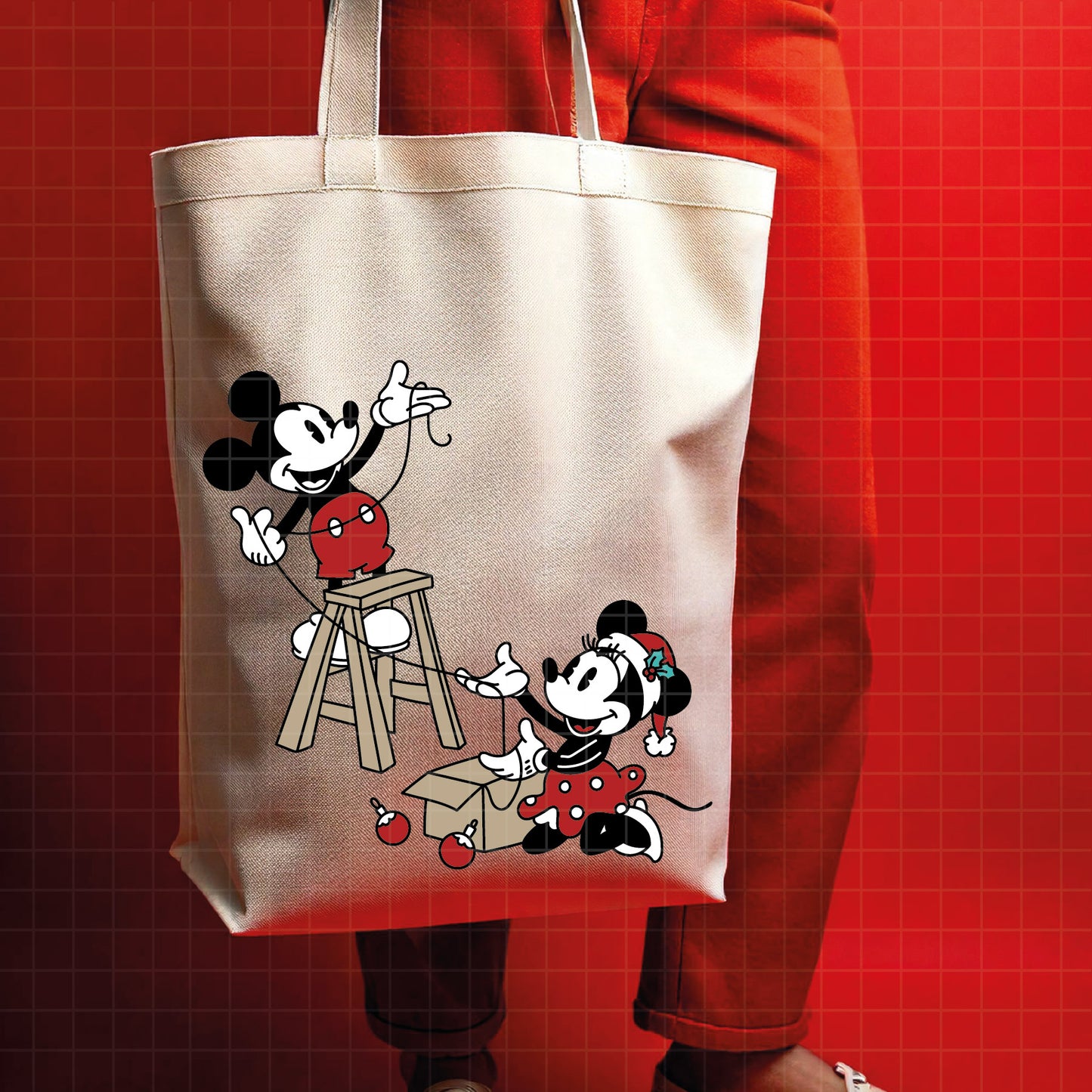 COD4160 - Mickey and minnie christmas svg, Disney svg, mickey svg, minnie svg, Silhouette, Cricut