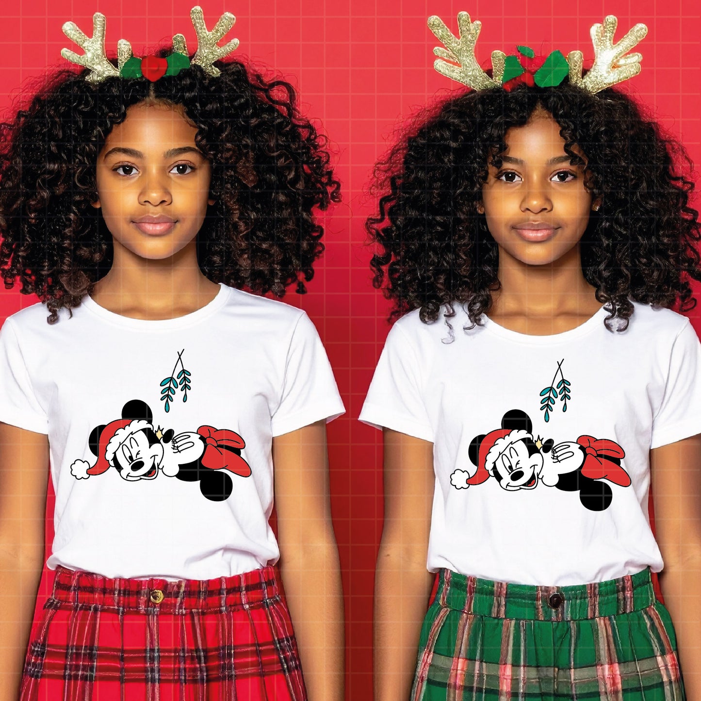 COD4162 - Mickey and minnie christmas svg, Disney svg, mickey svg, minnie svg, Silhouette, Cricut